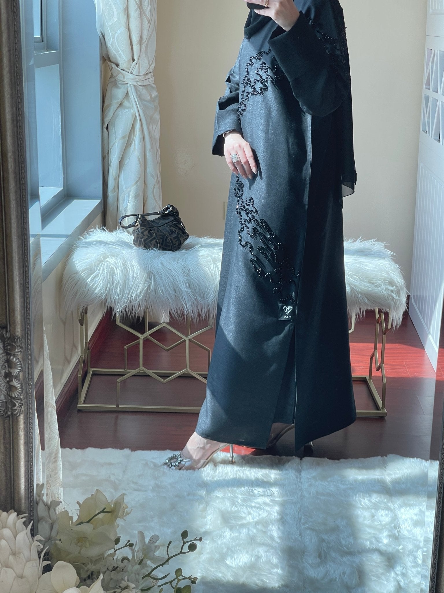 C - Black - Eid - Abaya - Set