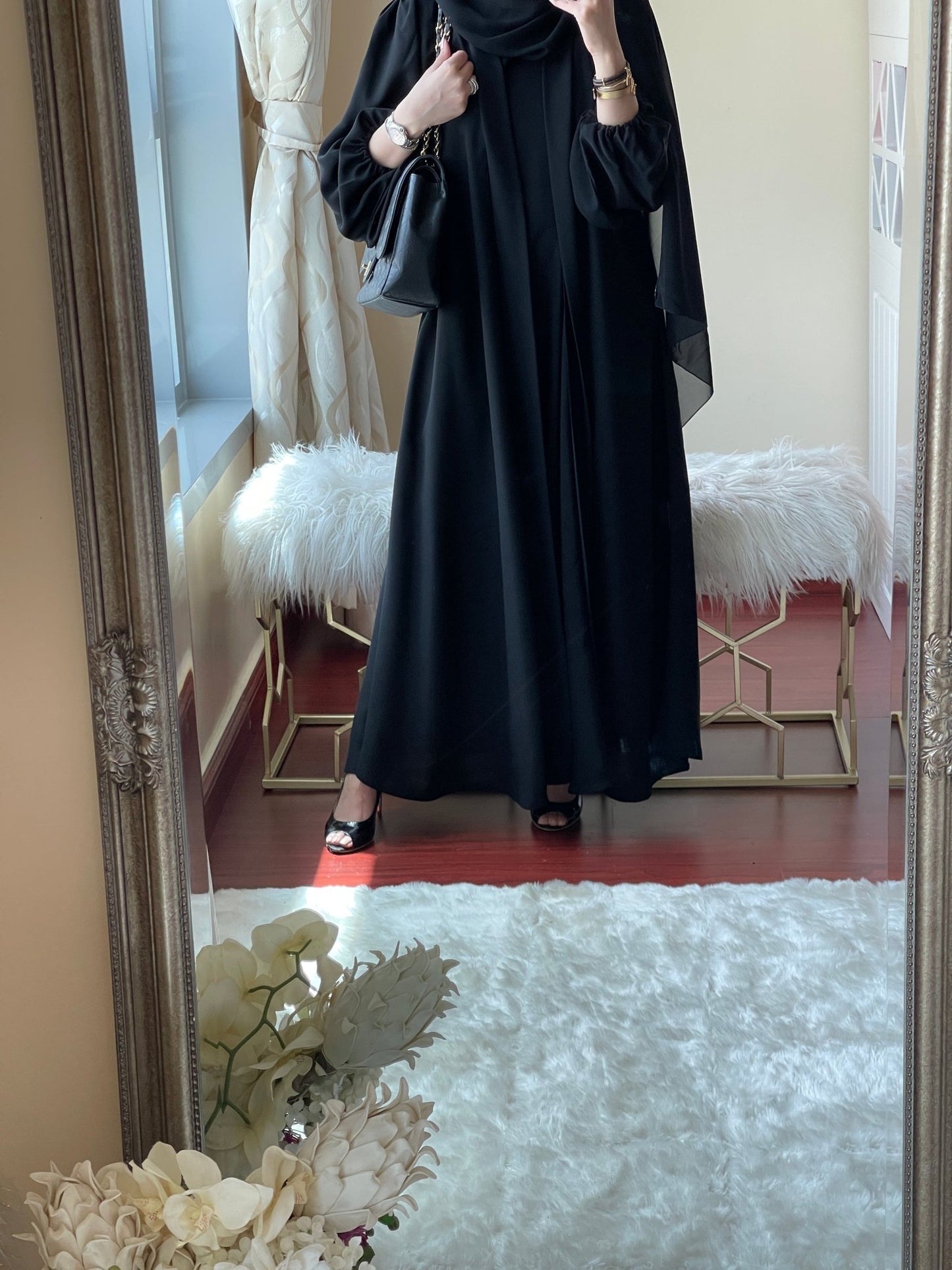 C - Black - Nada - Abaya - Set