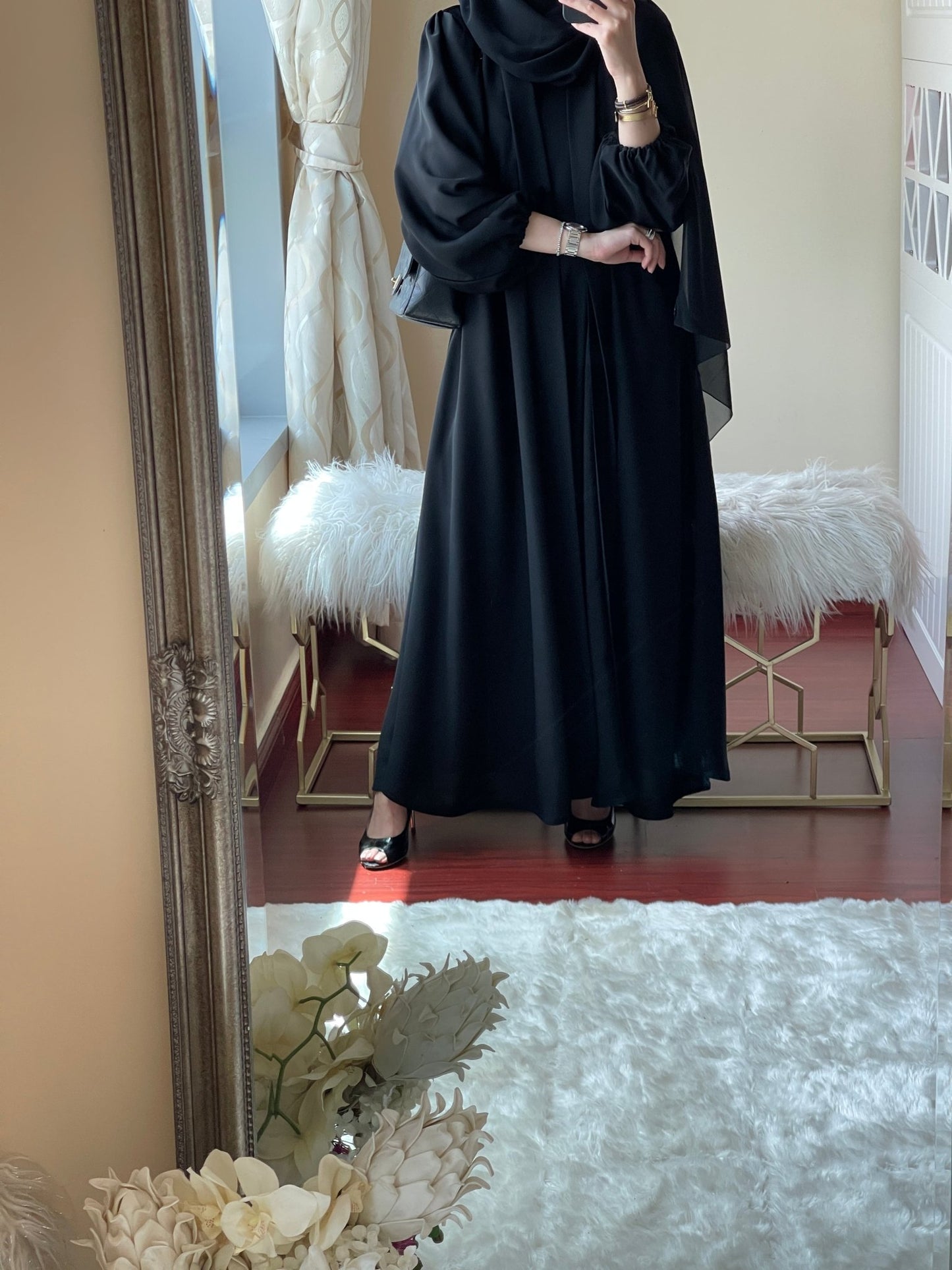 C - Black - Nada - Abaya - Set