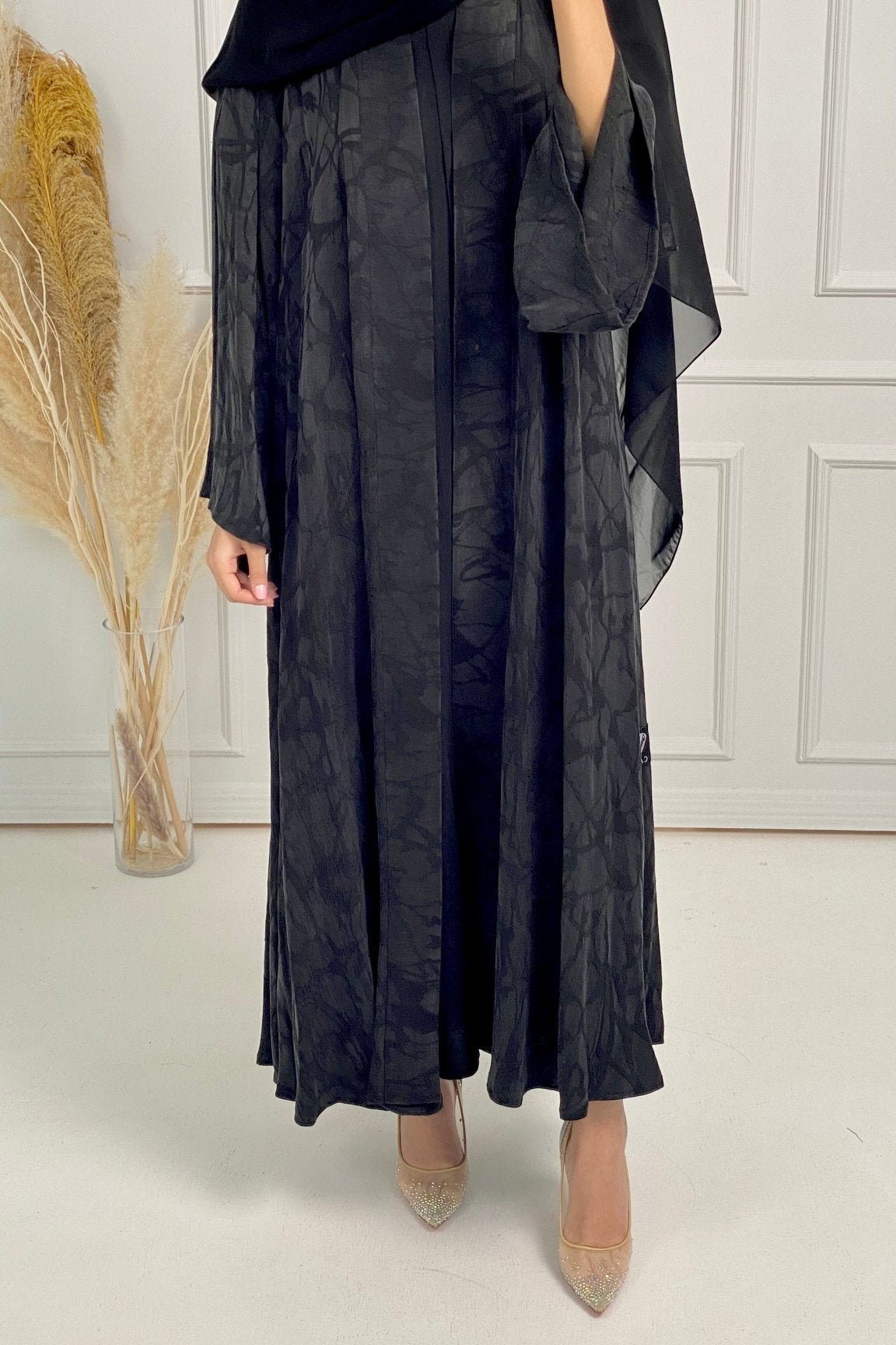 C - Black - Premium - Abaya