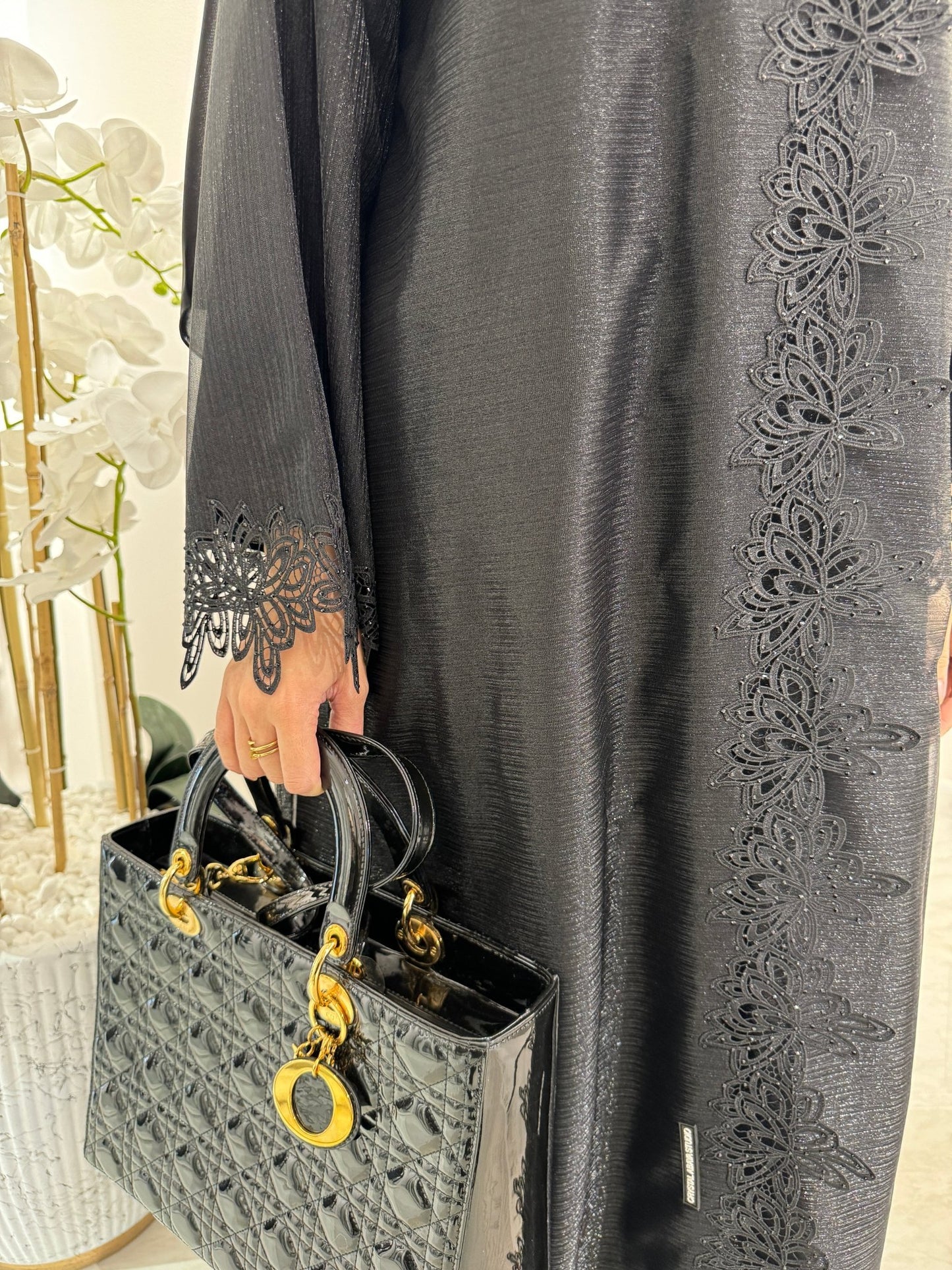 C Black Summer Eid Abaya 24