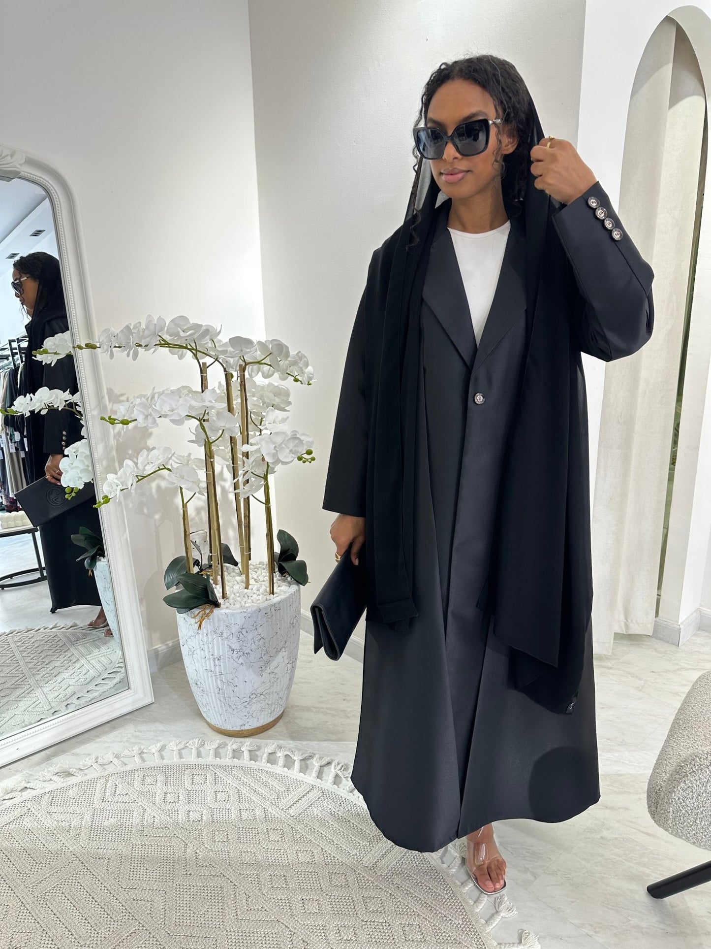 C Black Summer Work Abaya 03