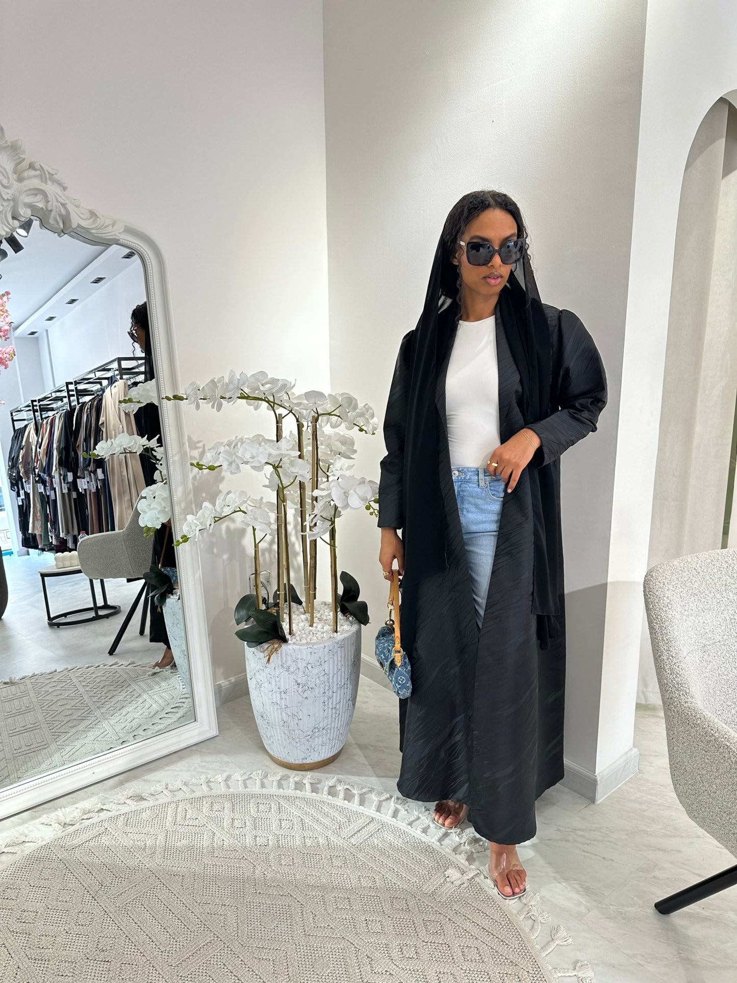 C Black Summer Work Abaya 05