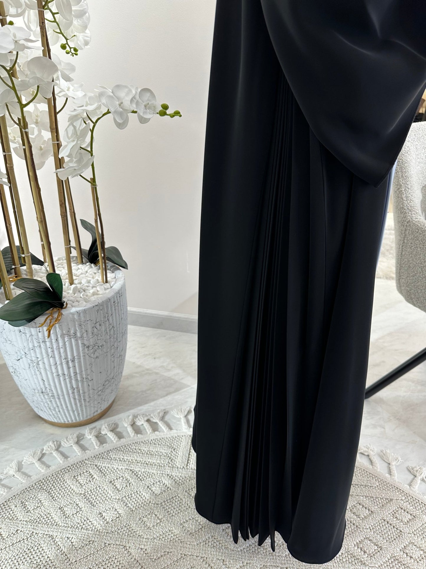 C Black Summer Work Abaya 12