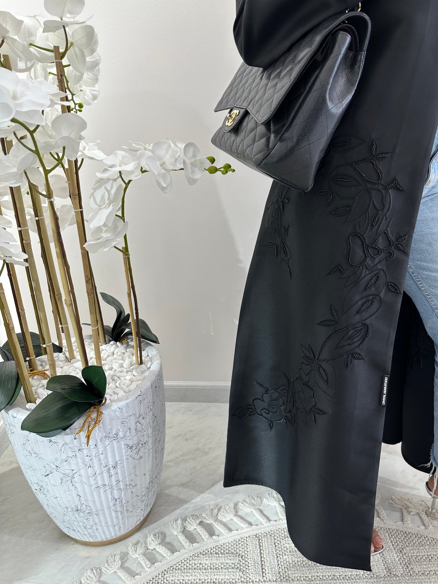 C Black Summer Work Abaya 23