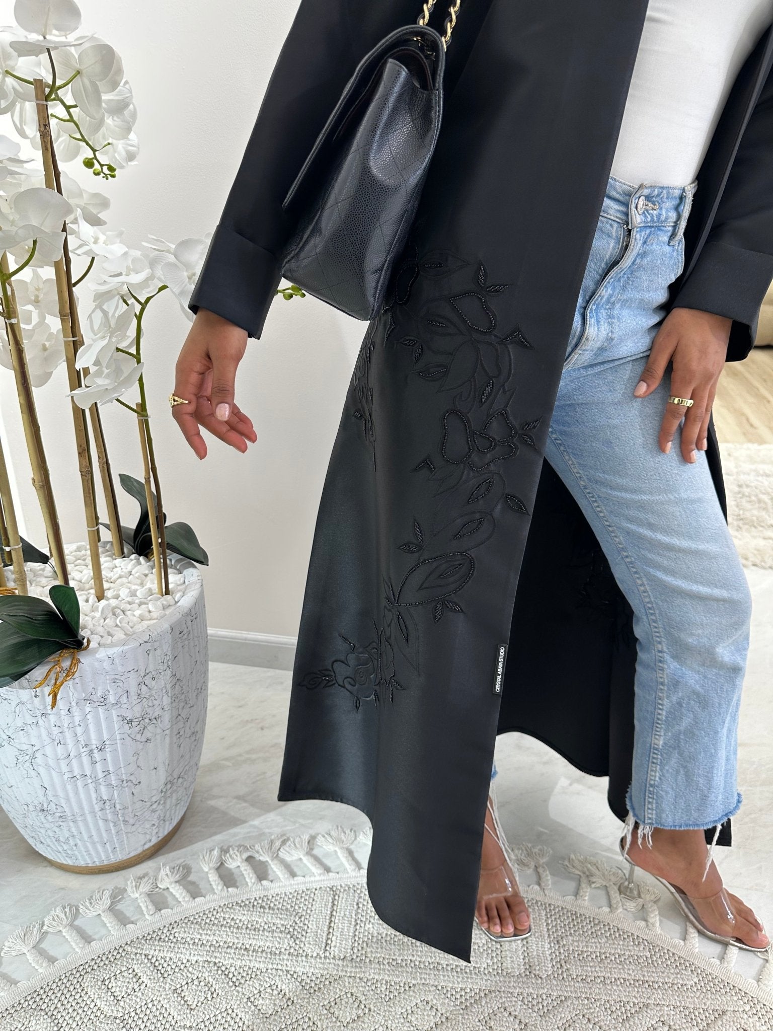 C Black Summer Work Abaya 23