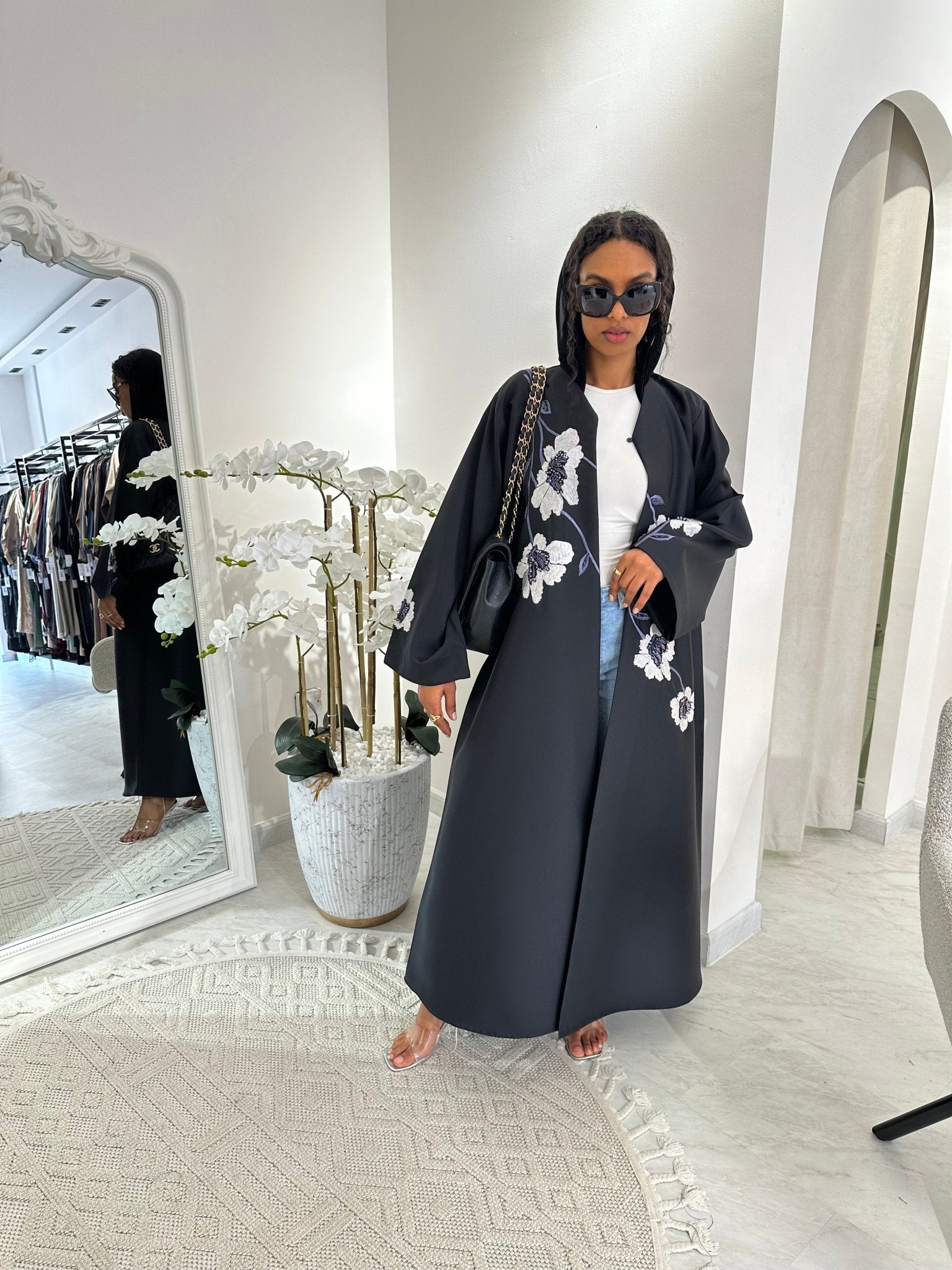 C Black Summer Work Abaya 24