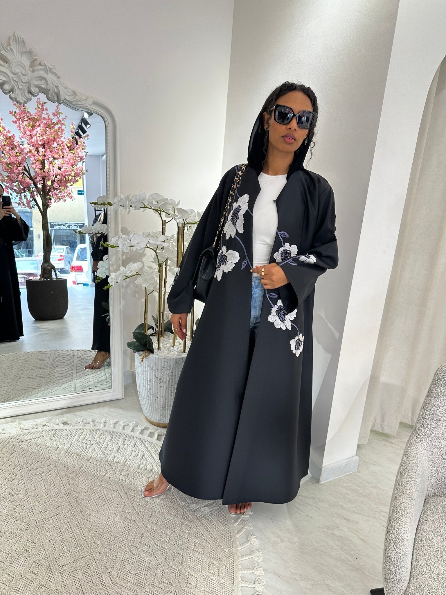 C Black Summer Work Abaya 24