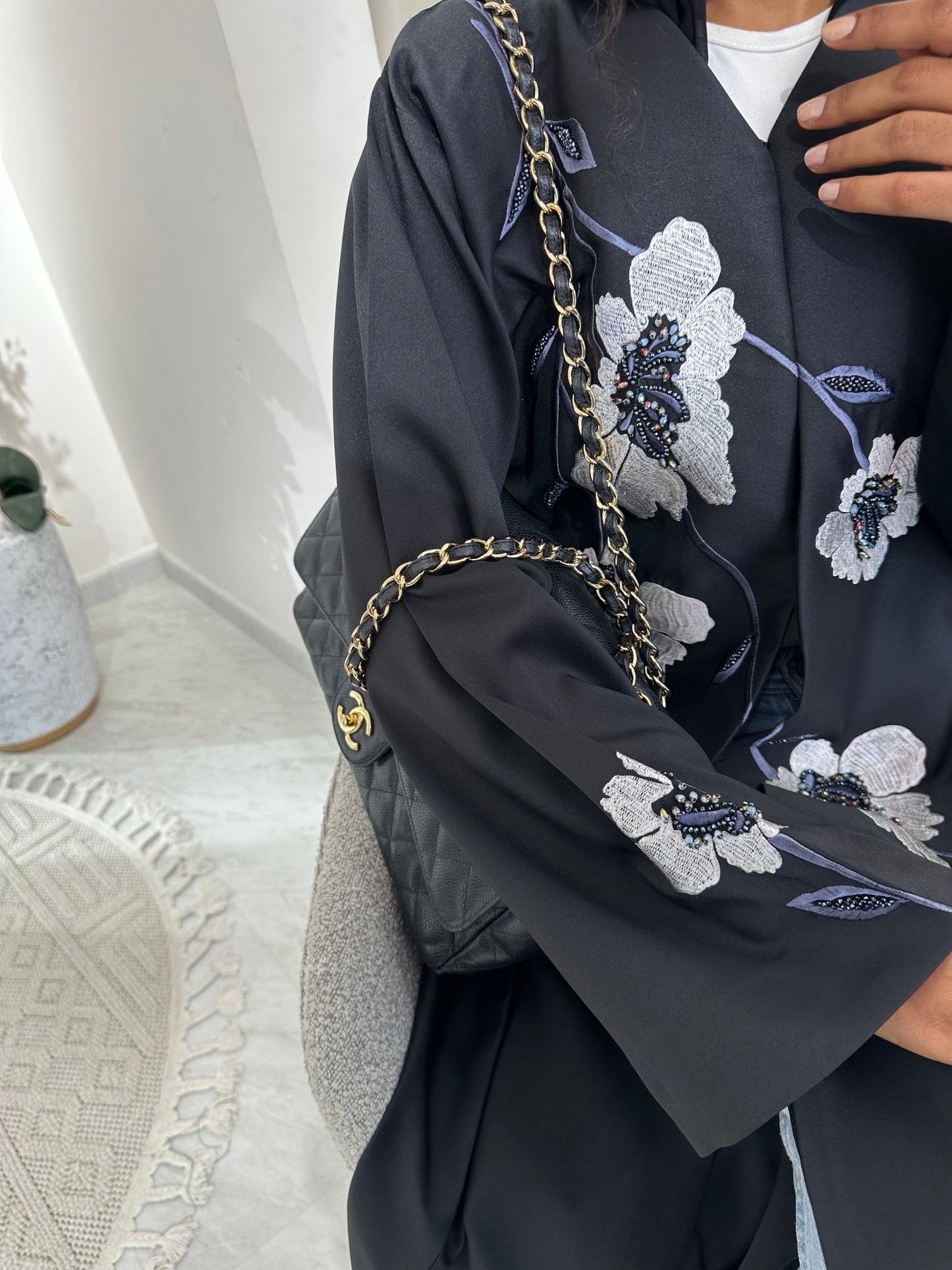 C Black Summer Work Abaya 24