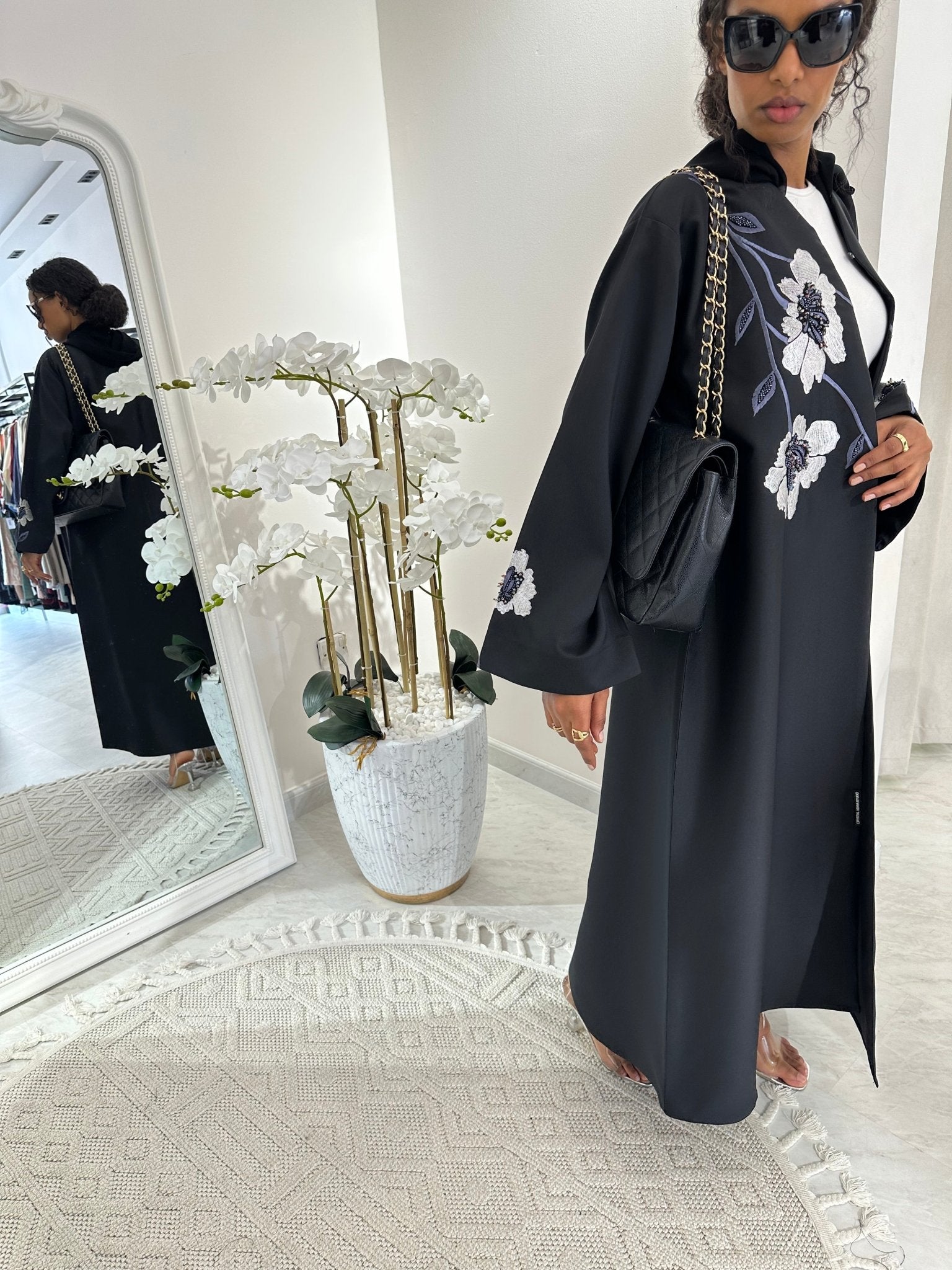 C Black Summer Work Abaya 24