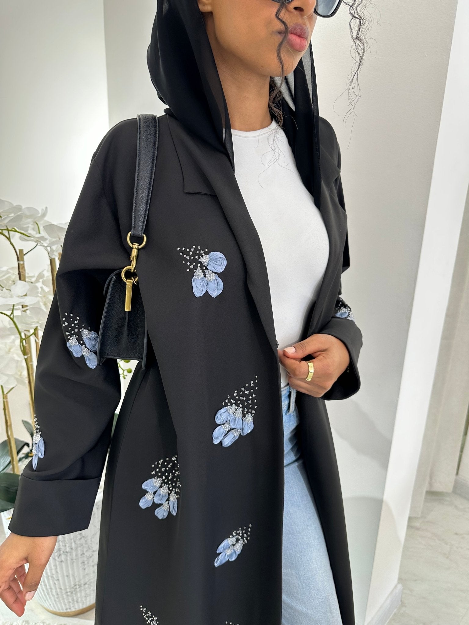 C Black Summer Work Abaya 26