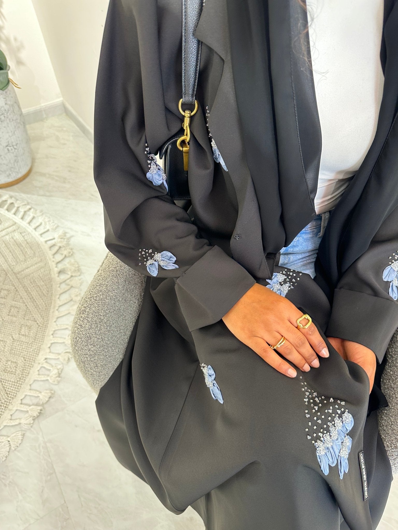 C Black Summer Work Abaya 26