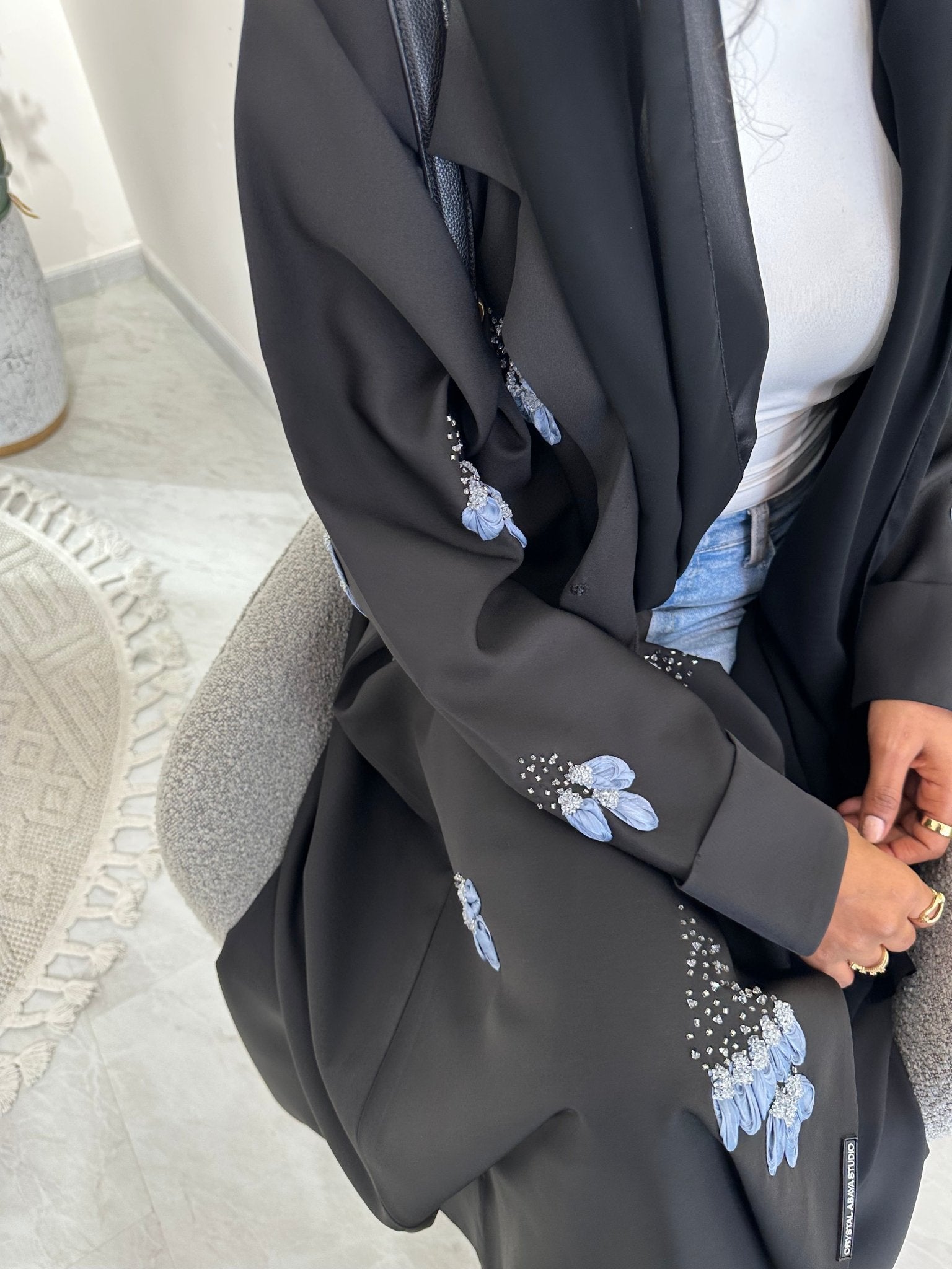 C Black Summer Work Abaya 26