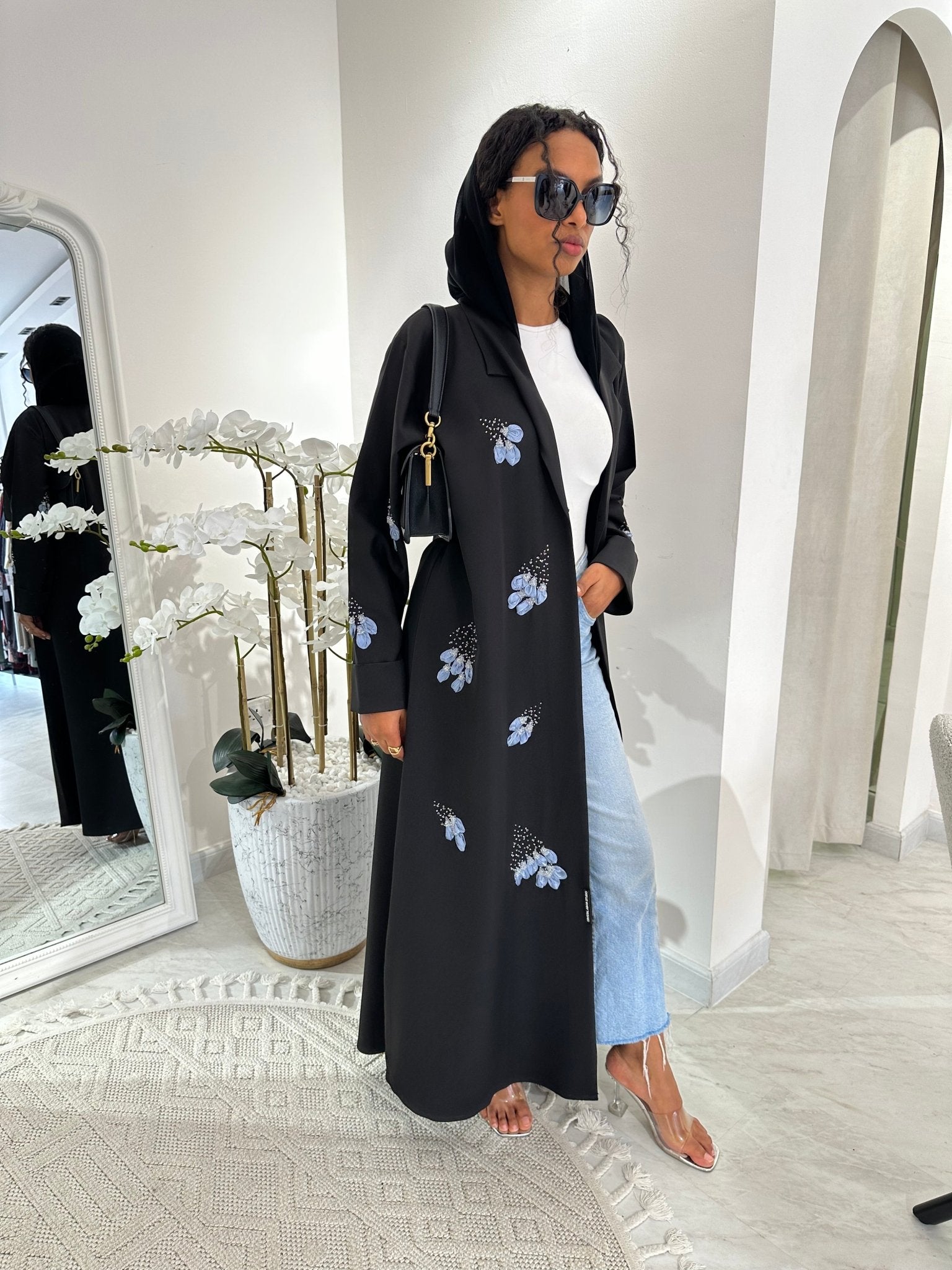 C Black Summer Work Abaya 26