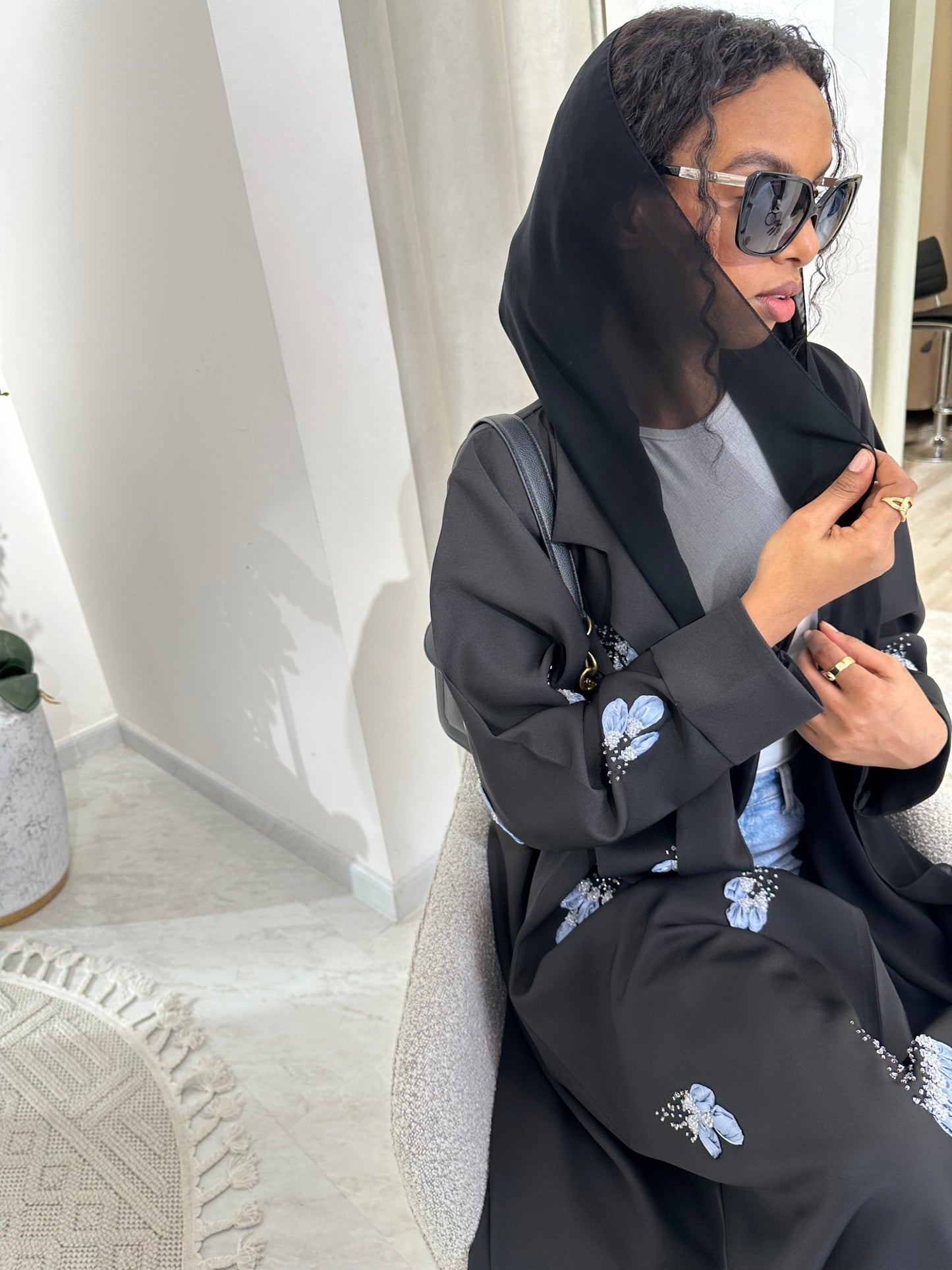 C Black Summer Work Abaya 26