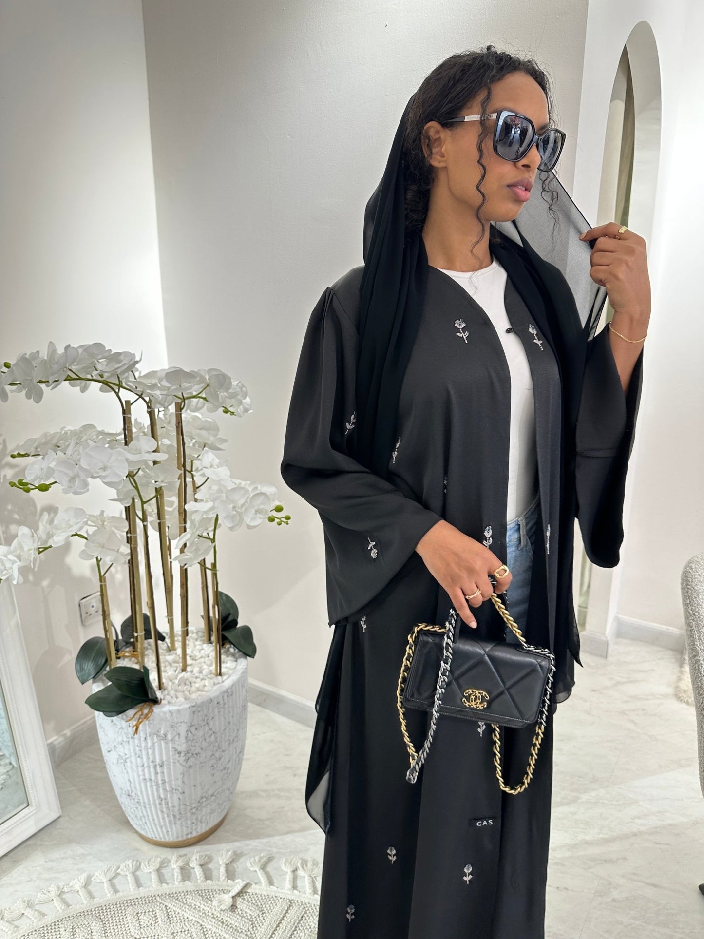 C Black Summer Work Abaya 33