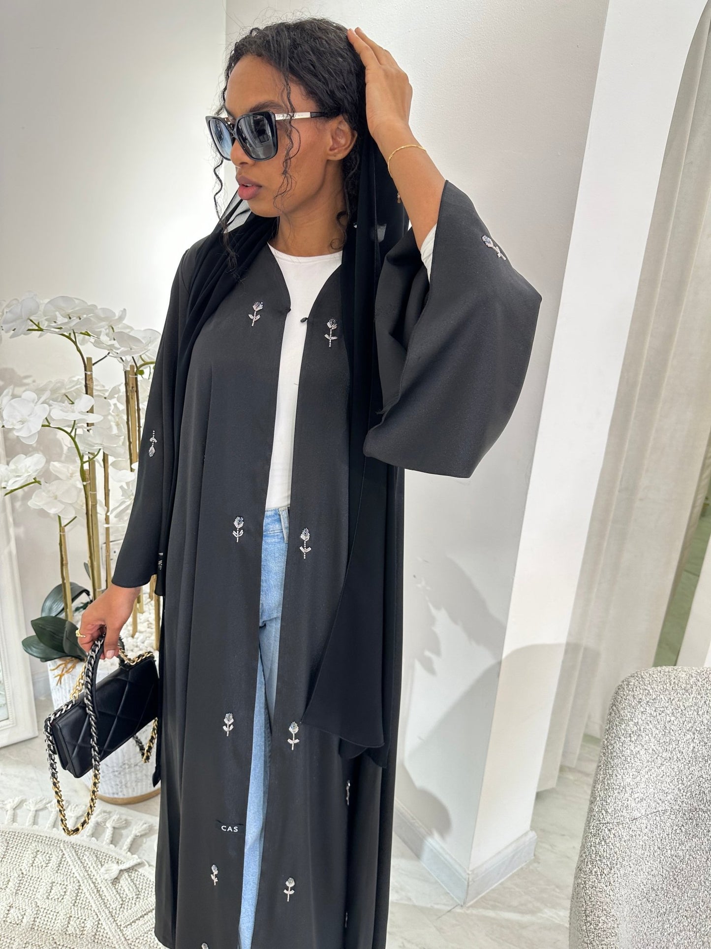 C Black Summer Work Abaya 33