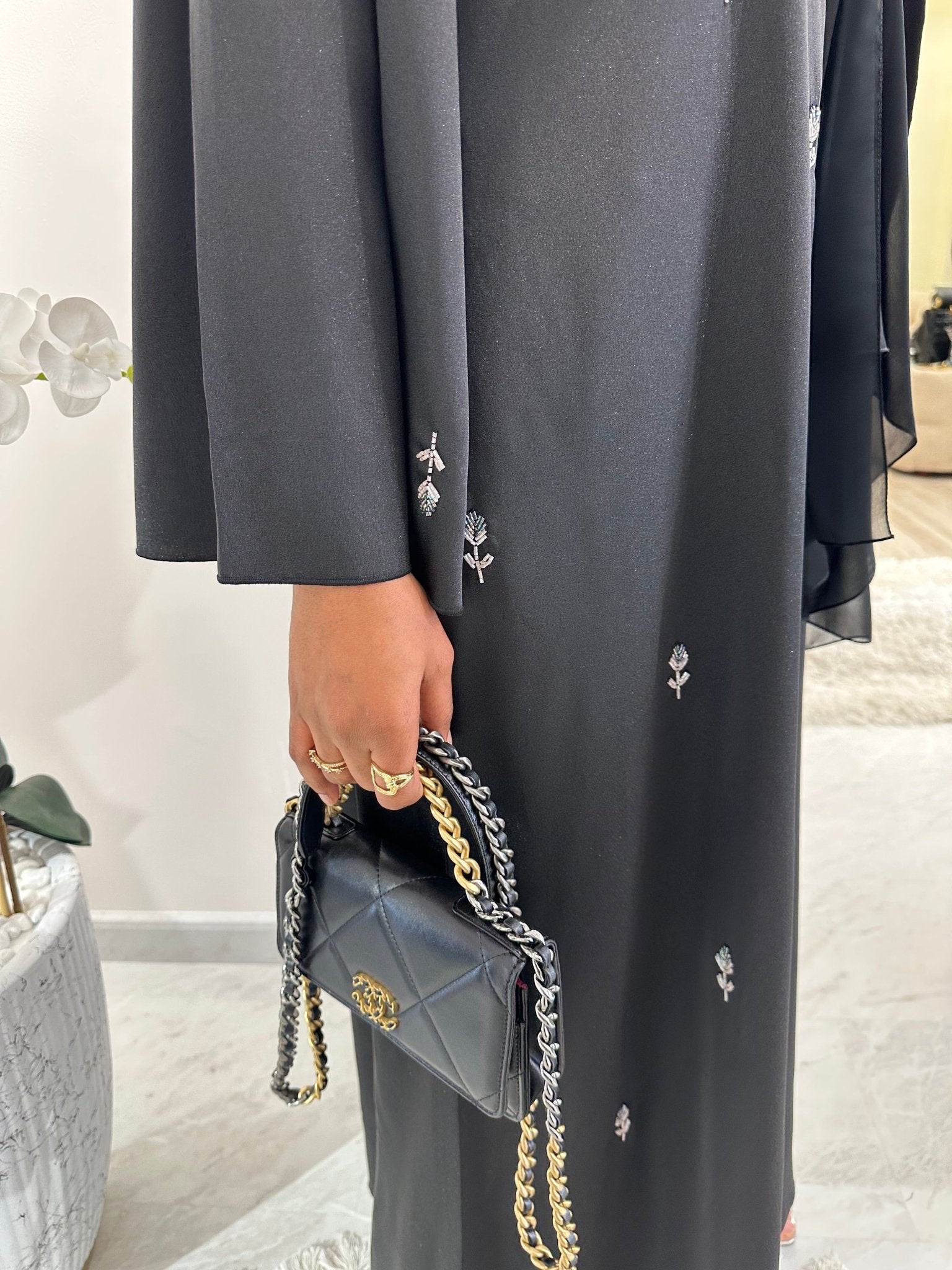 C Black Summer Work Abaya 33