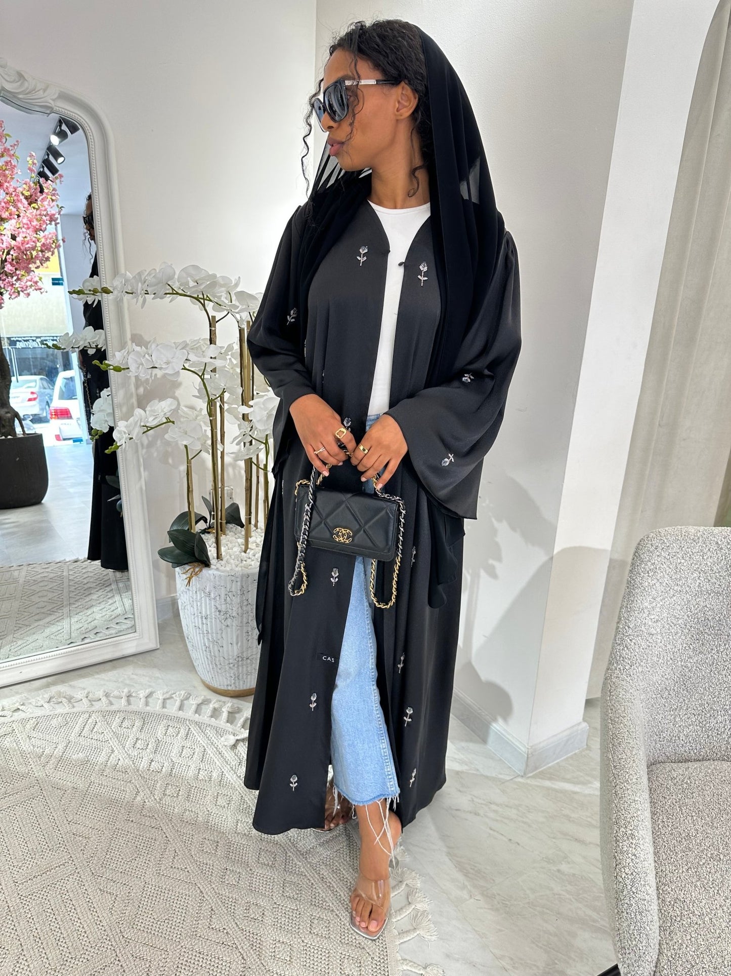 C Black Summer Work Abaya 33