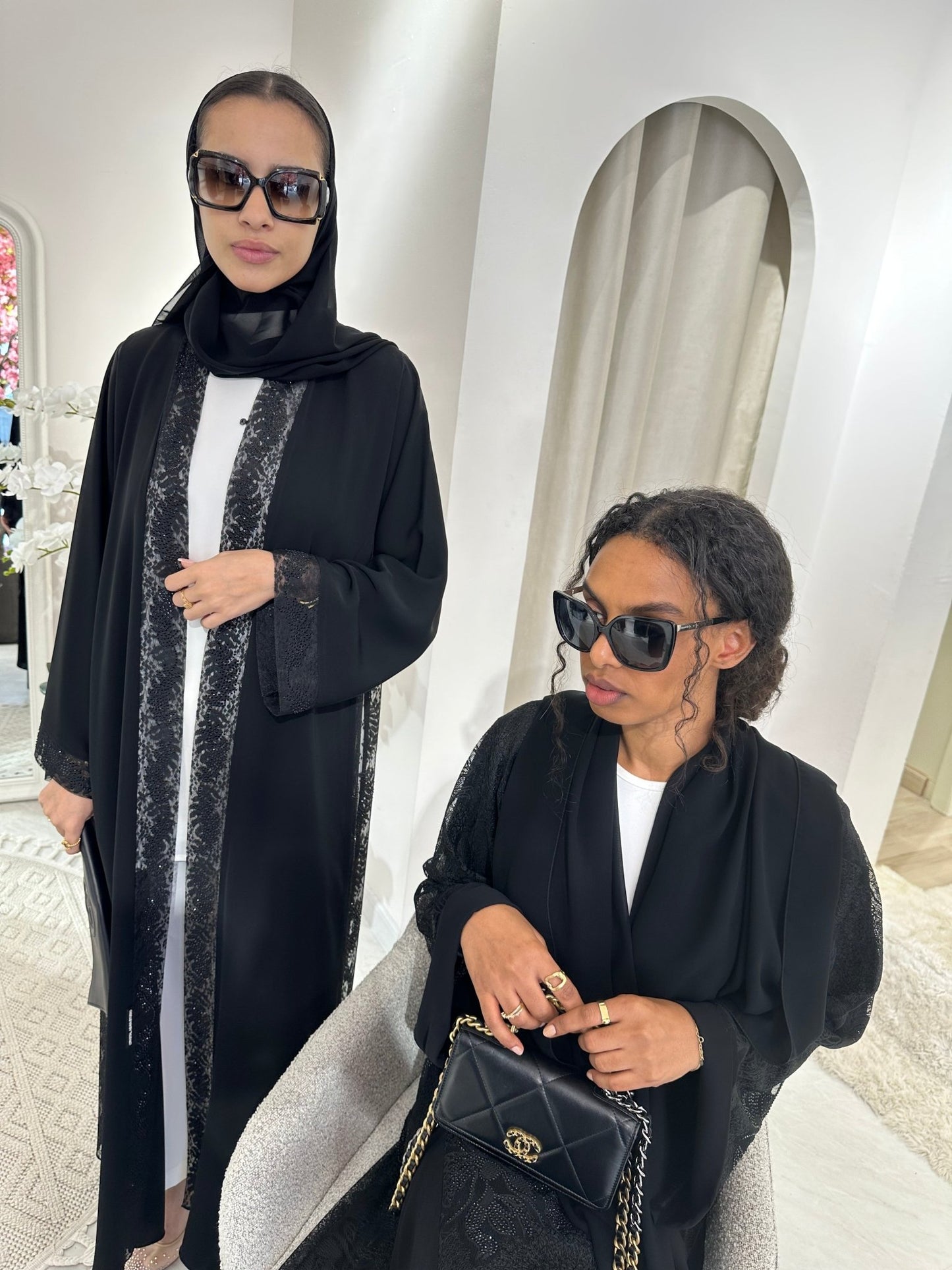 C Black Summer Work Abaya 35