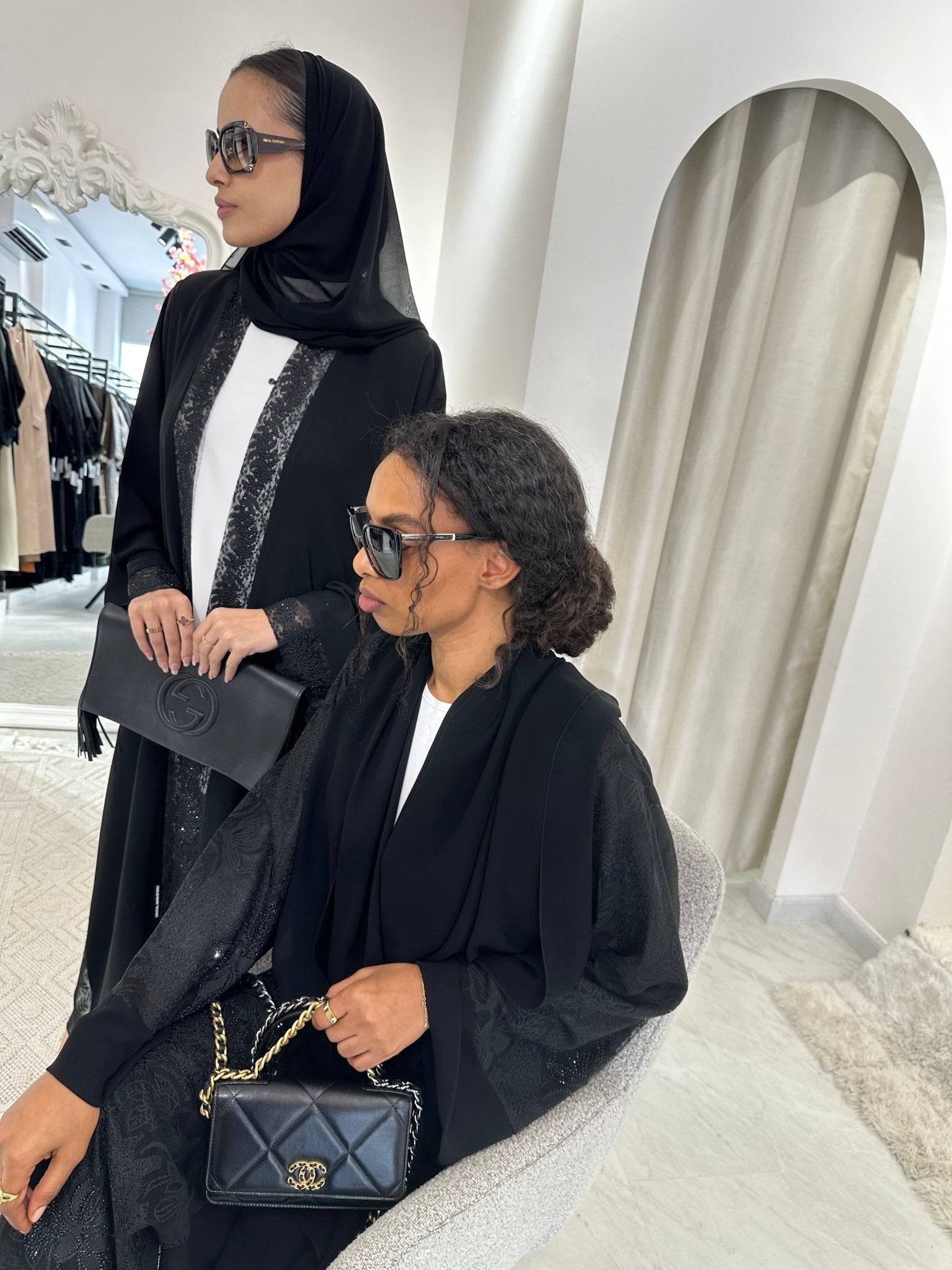 C Black Summer Work Abaya 35