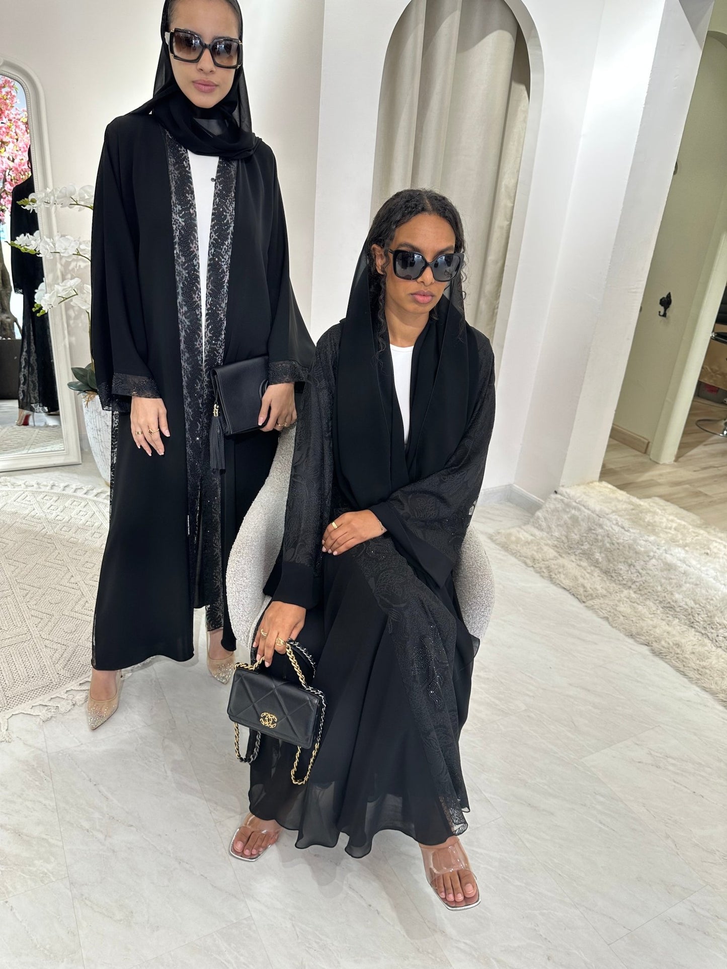 C Black Summer Work Abaya 35