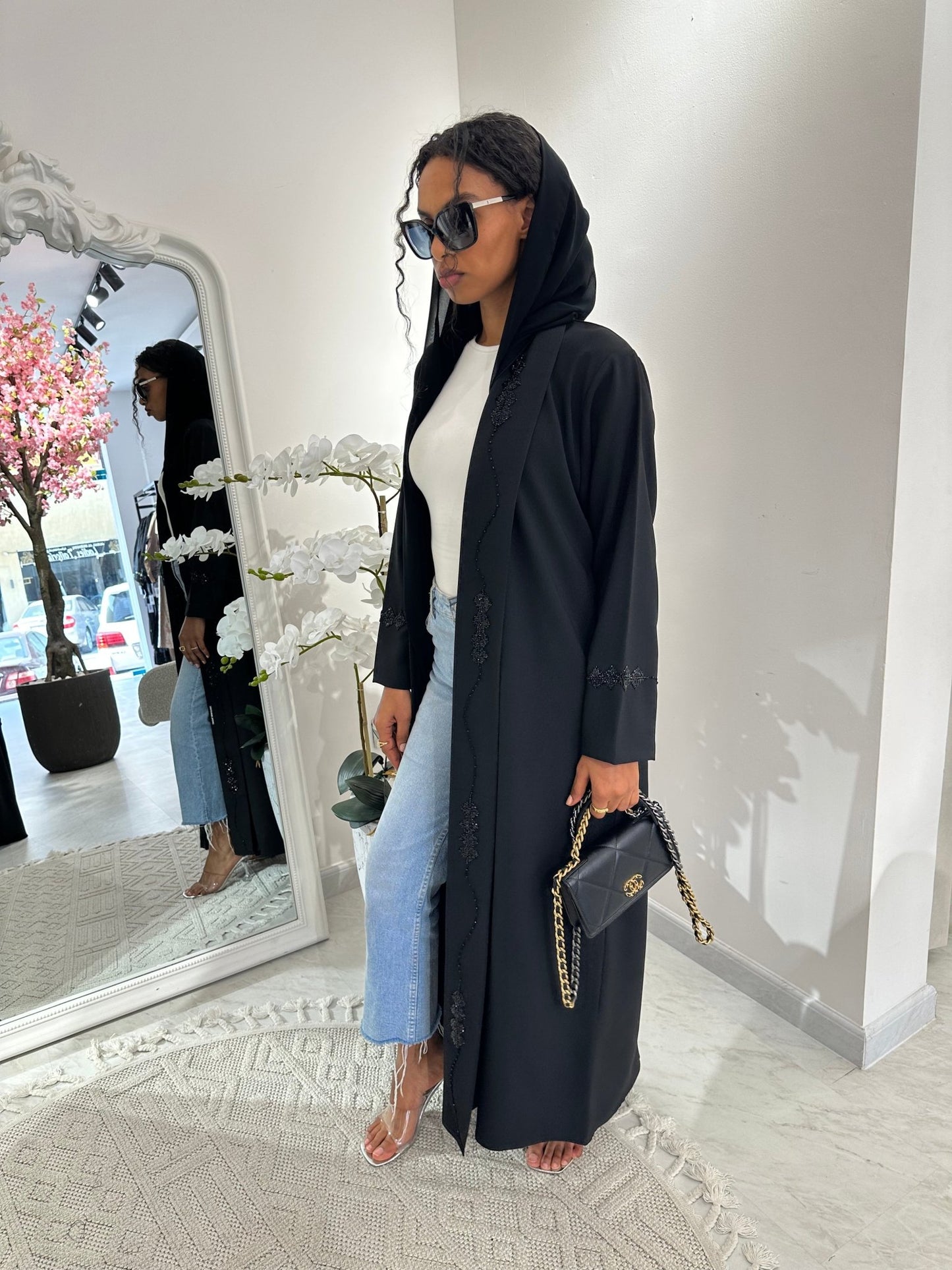 C Black Summer Work Abaya 36