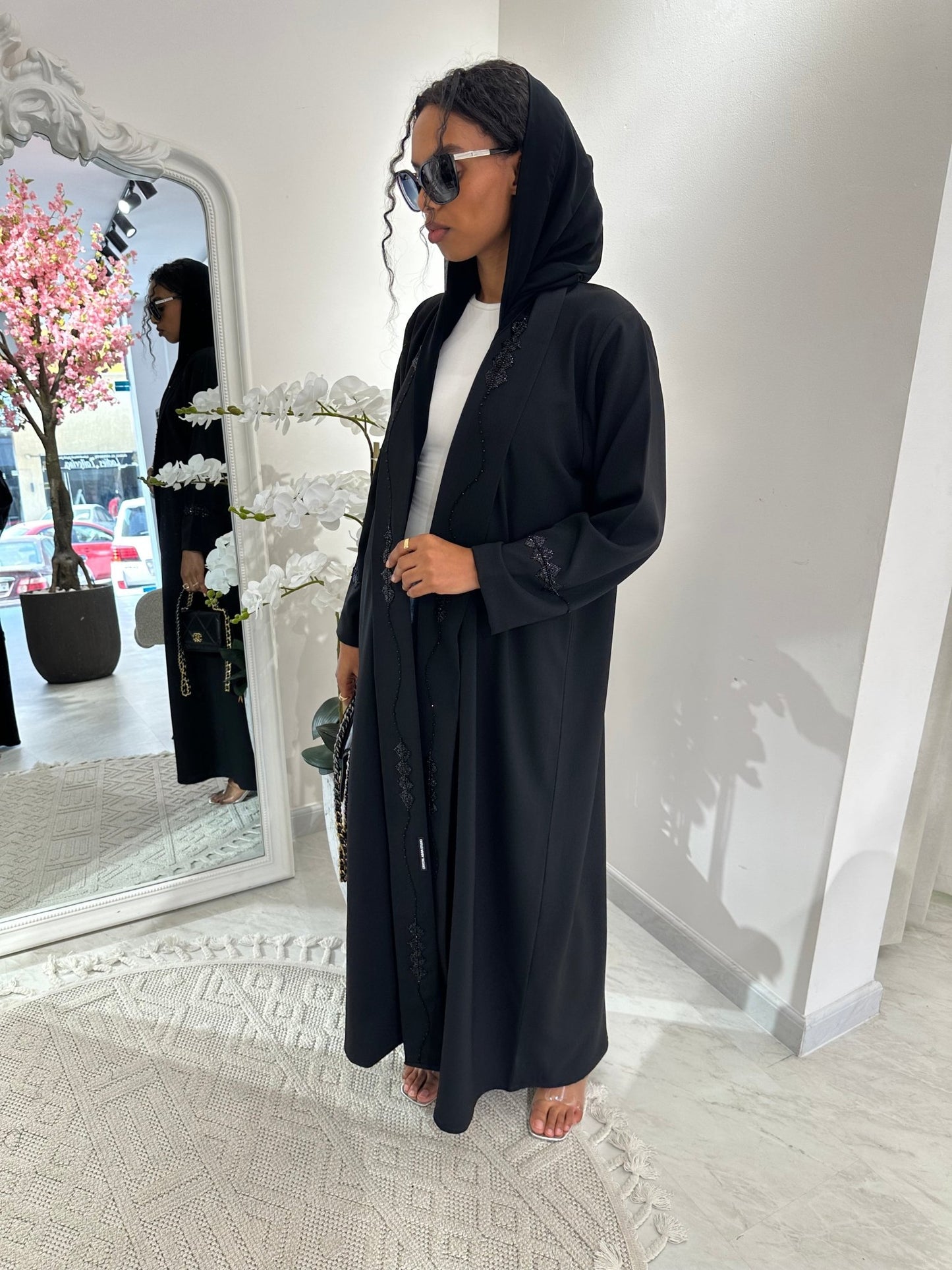 C Black Summer Work Abaya 36