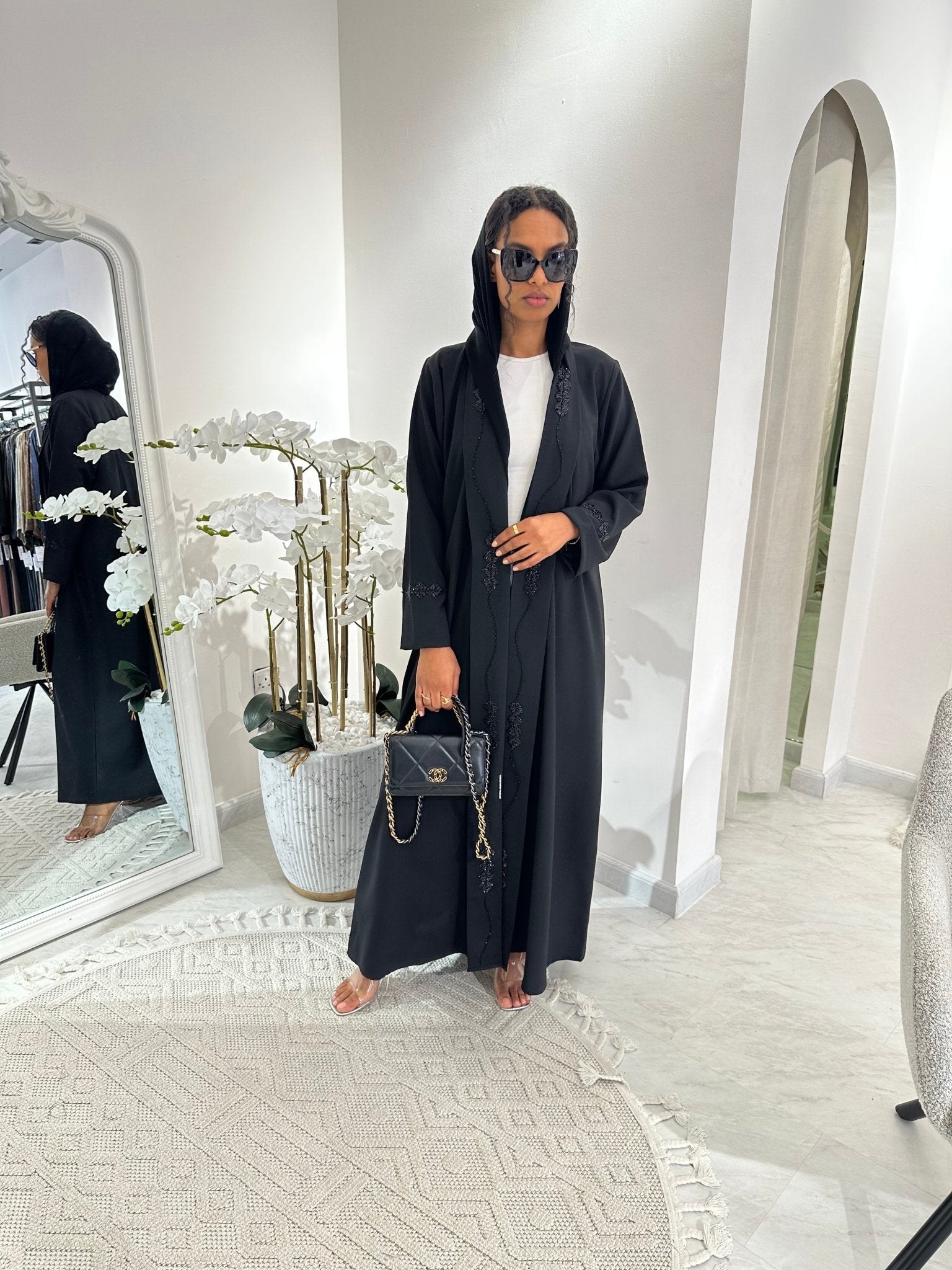 C Black Summer Work Abaya 36