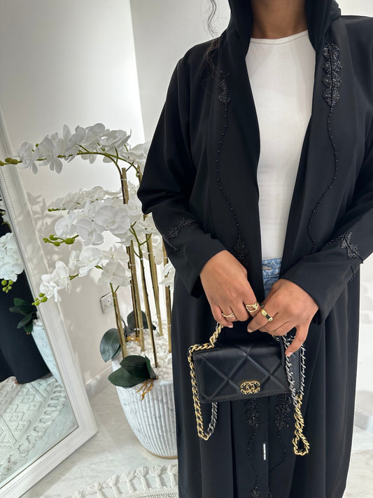 C Black Summer Work Abaya 36