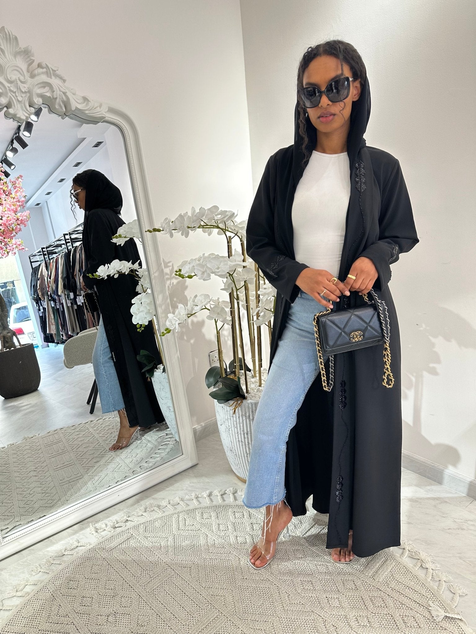 C Black Summer Work Abaya 36