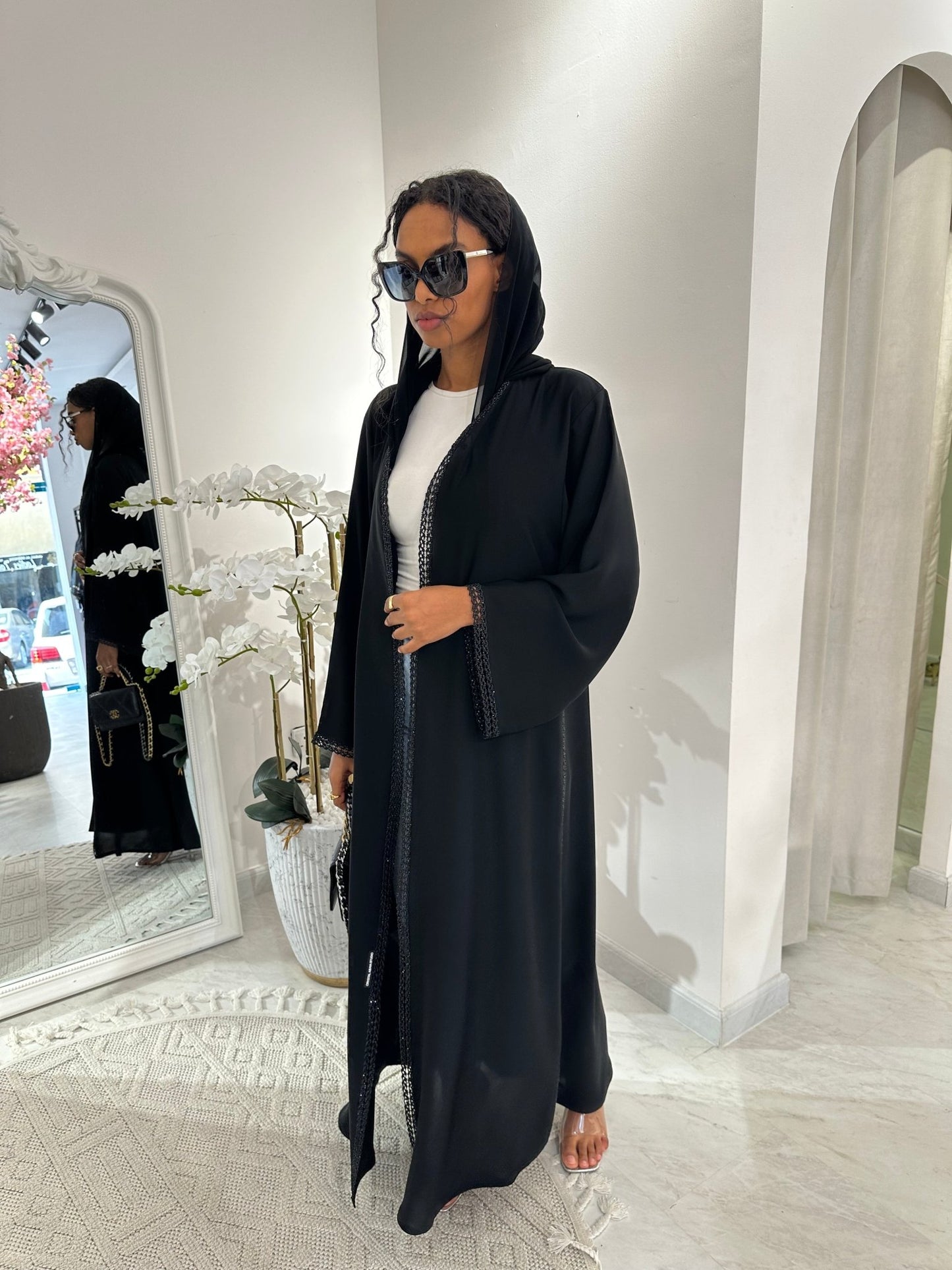 C Black Summer Work Abaya 37