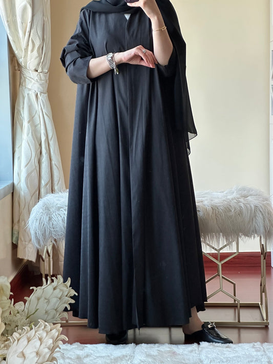 C - Black - Work - Abaya - Set - 120