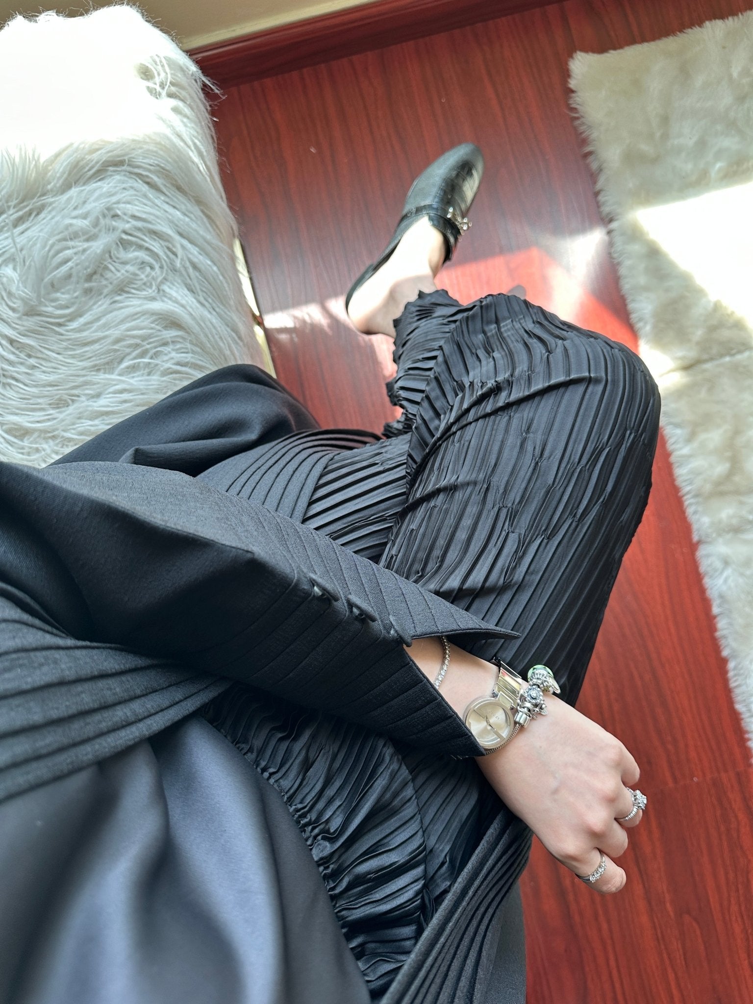 C - Black - Work - Abaya - Set - 122 - 01