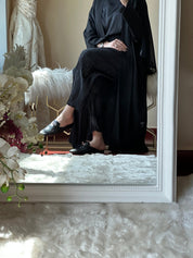 C - Black - Work - Abaya - Set - 122 - 01