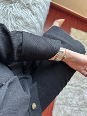 C - Black - Work - Abaya - Set - 141