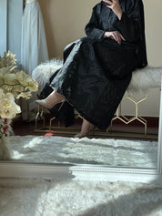 C - Black - Work - Abaya - Set - 143