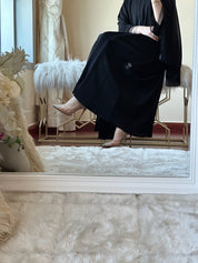C - Black - Work - Abaya - Set - 145