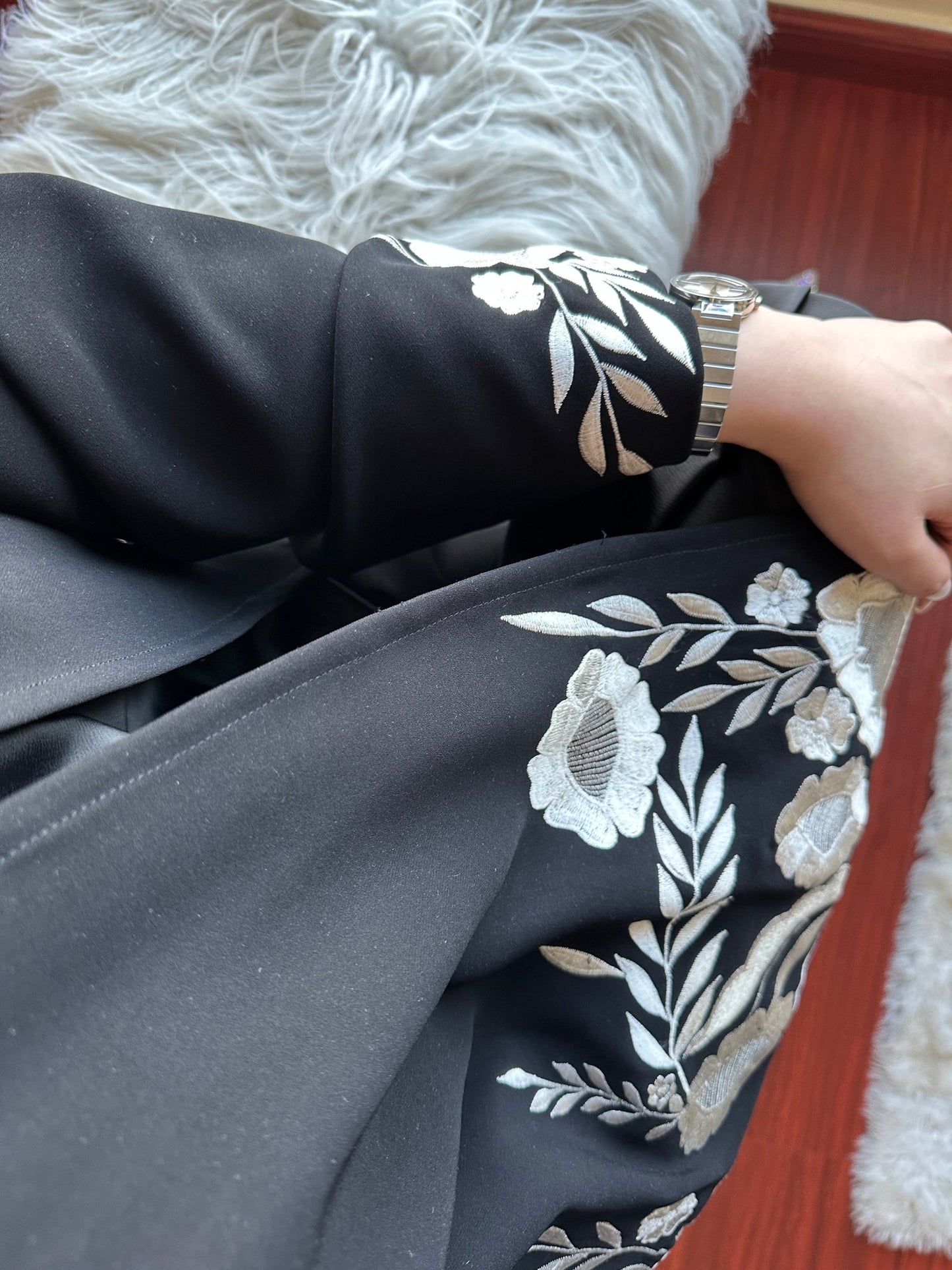 C - Black - Work - Abaya - Set - 149