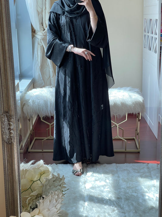 C - Black - Work - Abaya - Set - 15