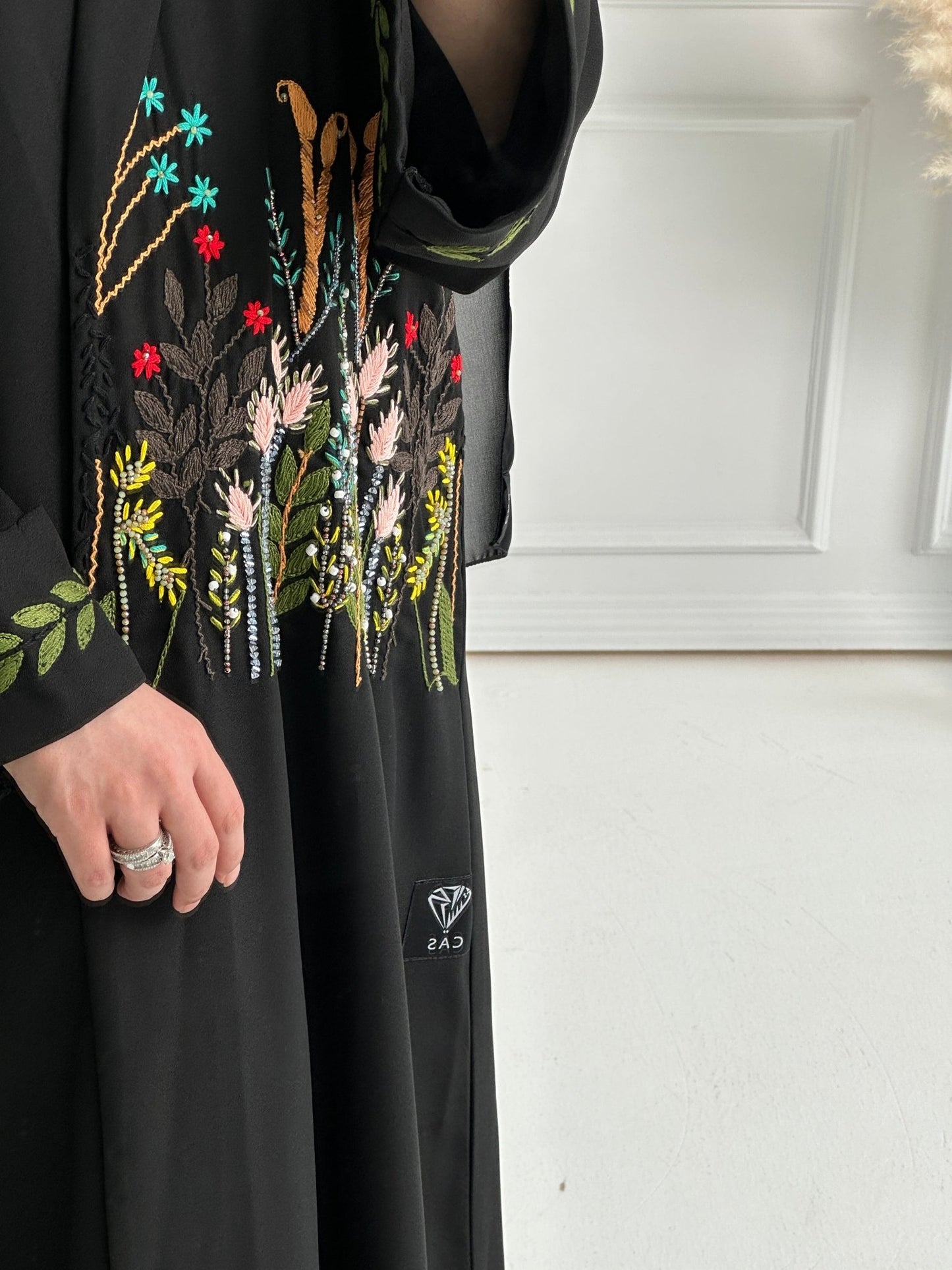 C - Black - Work - Abaya - Set - 157