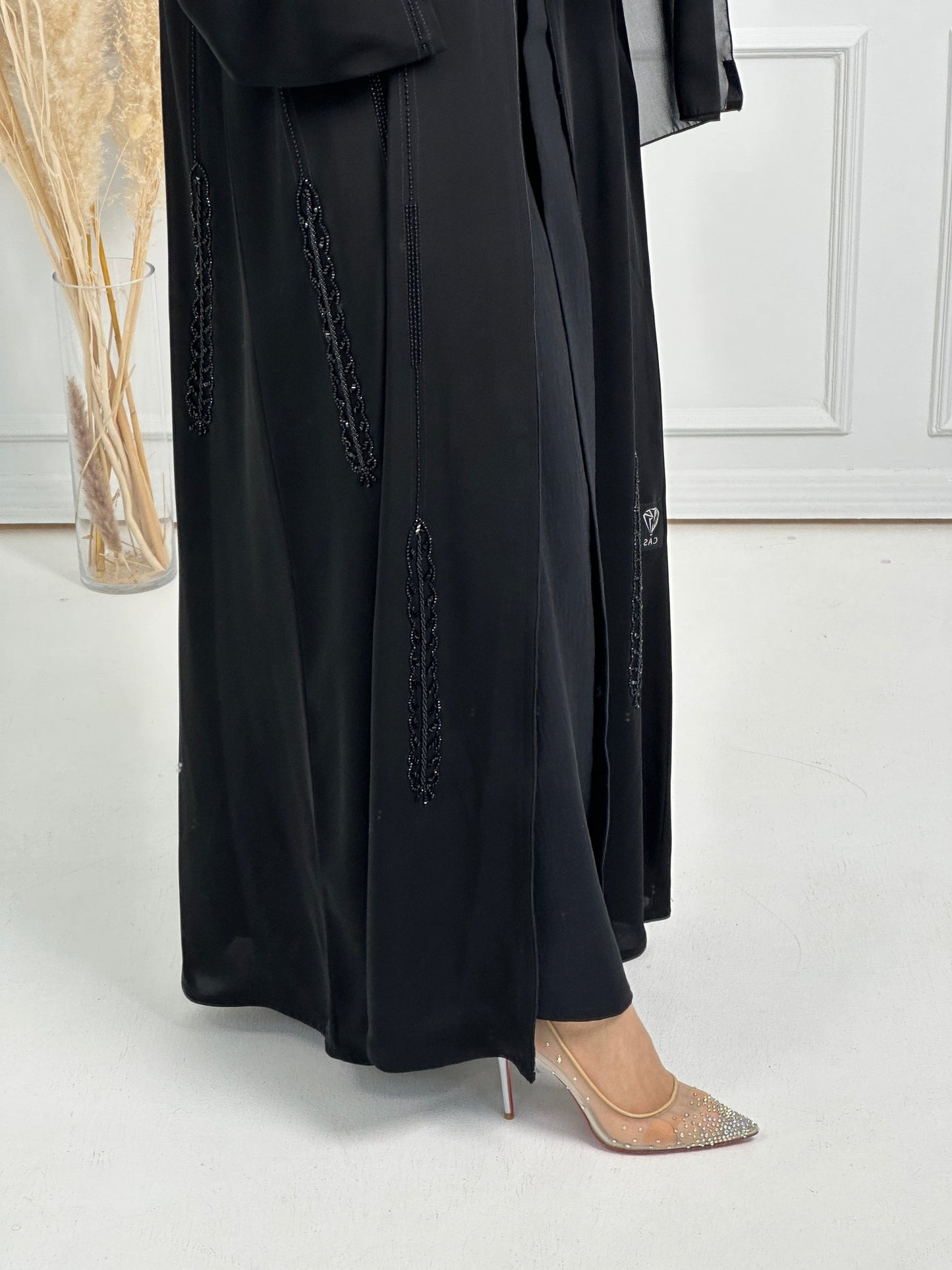 C - Black - Work - Abaya - Set - 171