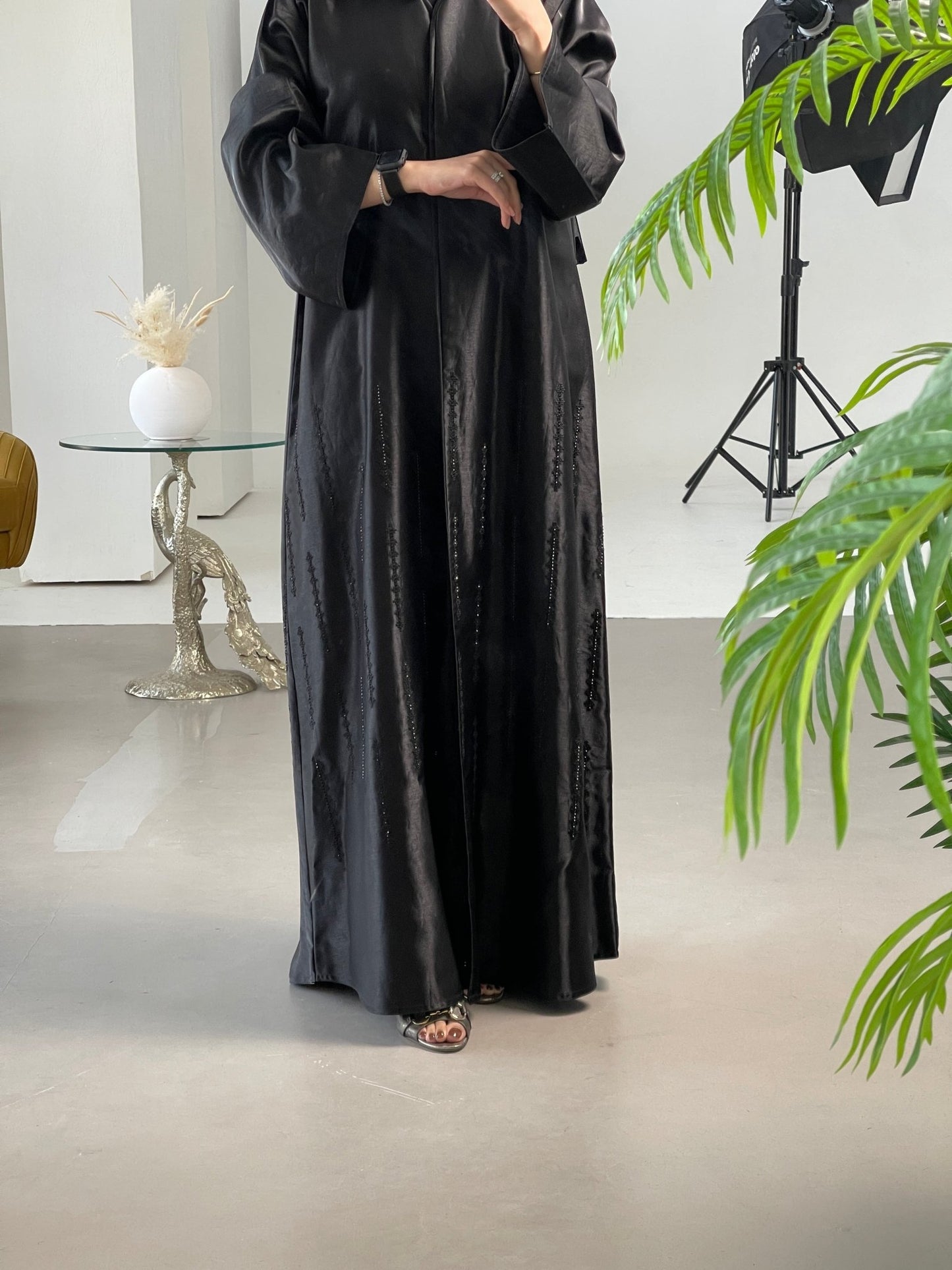 C - Black - Work - Abaya - Set - 27