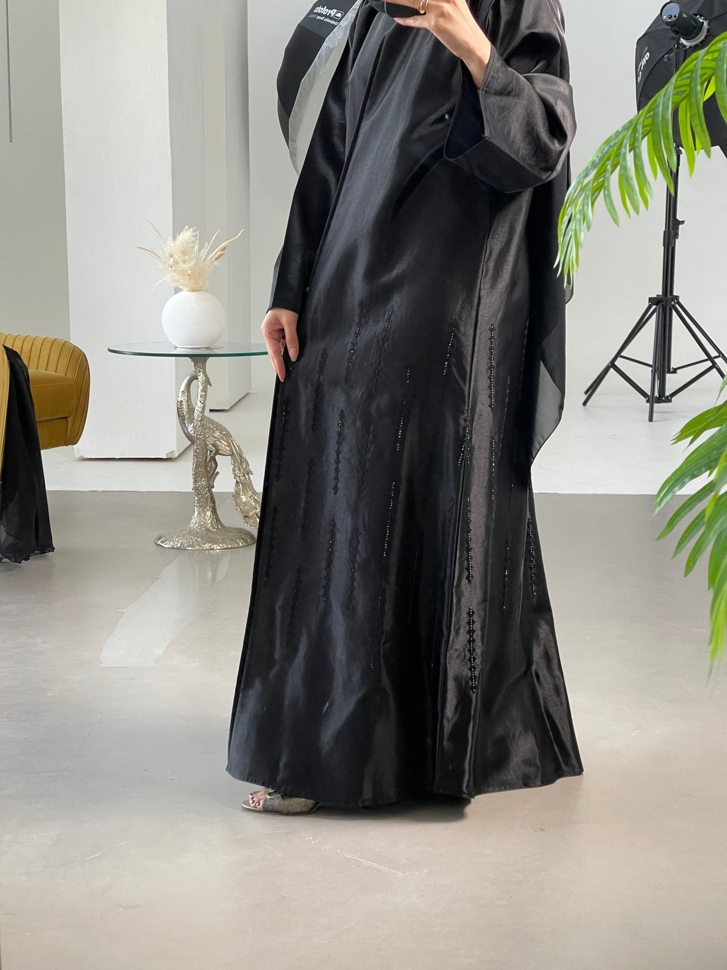 C - Black - Work - Abaya - Set - 27