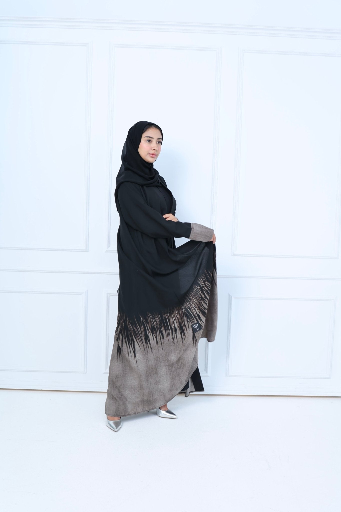 C - Black - Work - Abaya - Set - 29