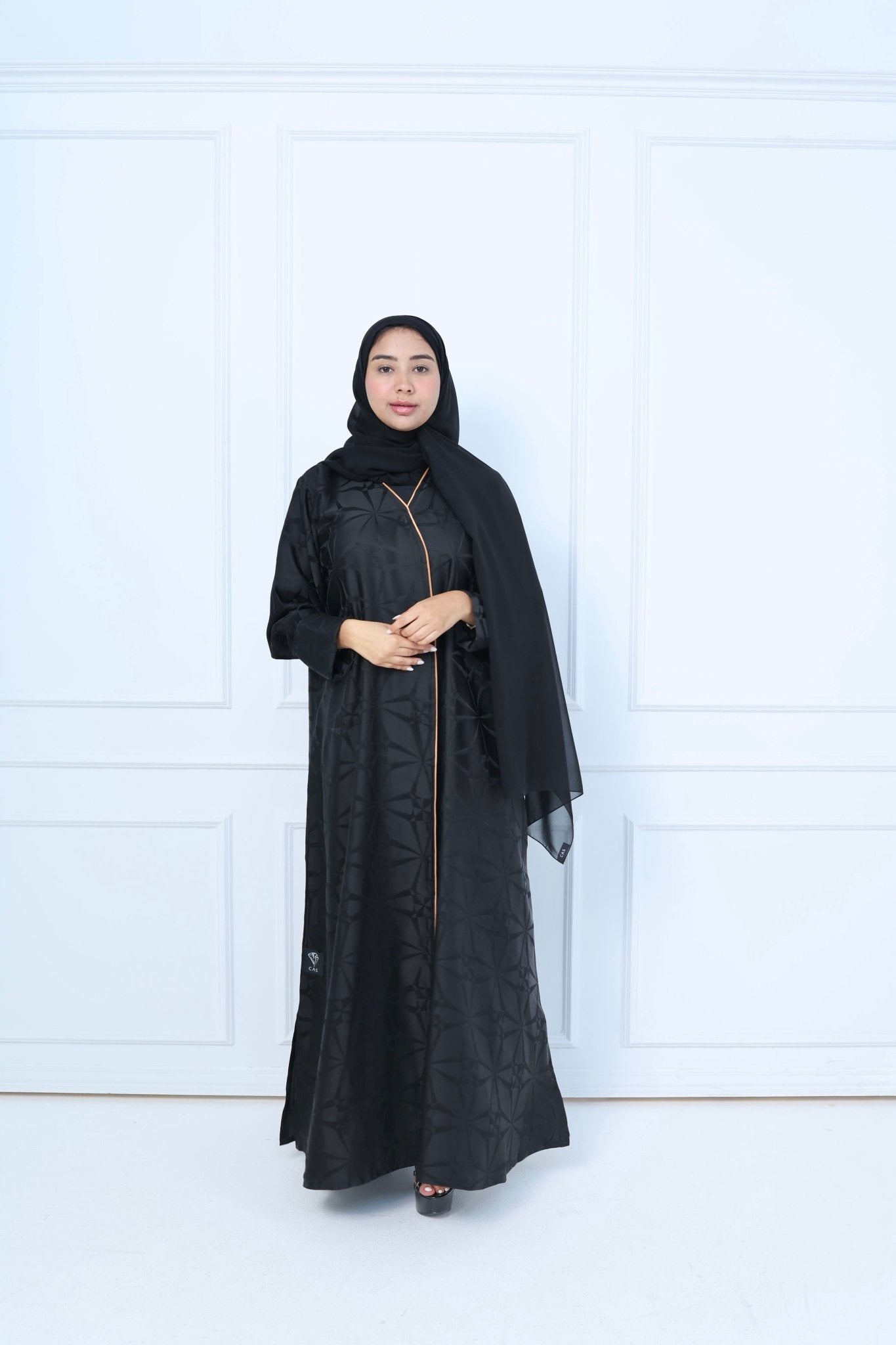 C - Black - Work - Abaya - Set - 30