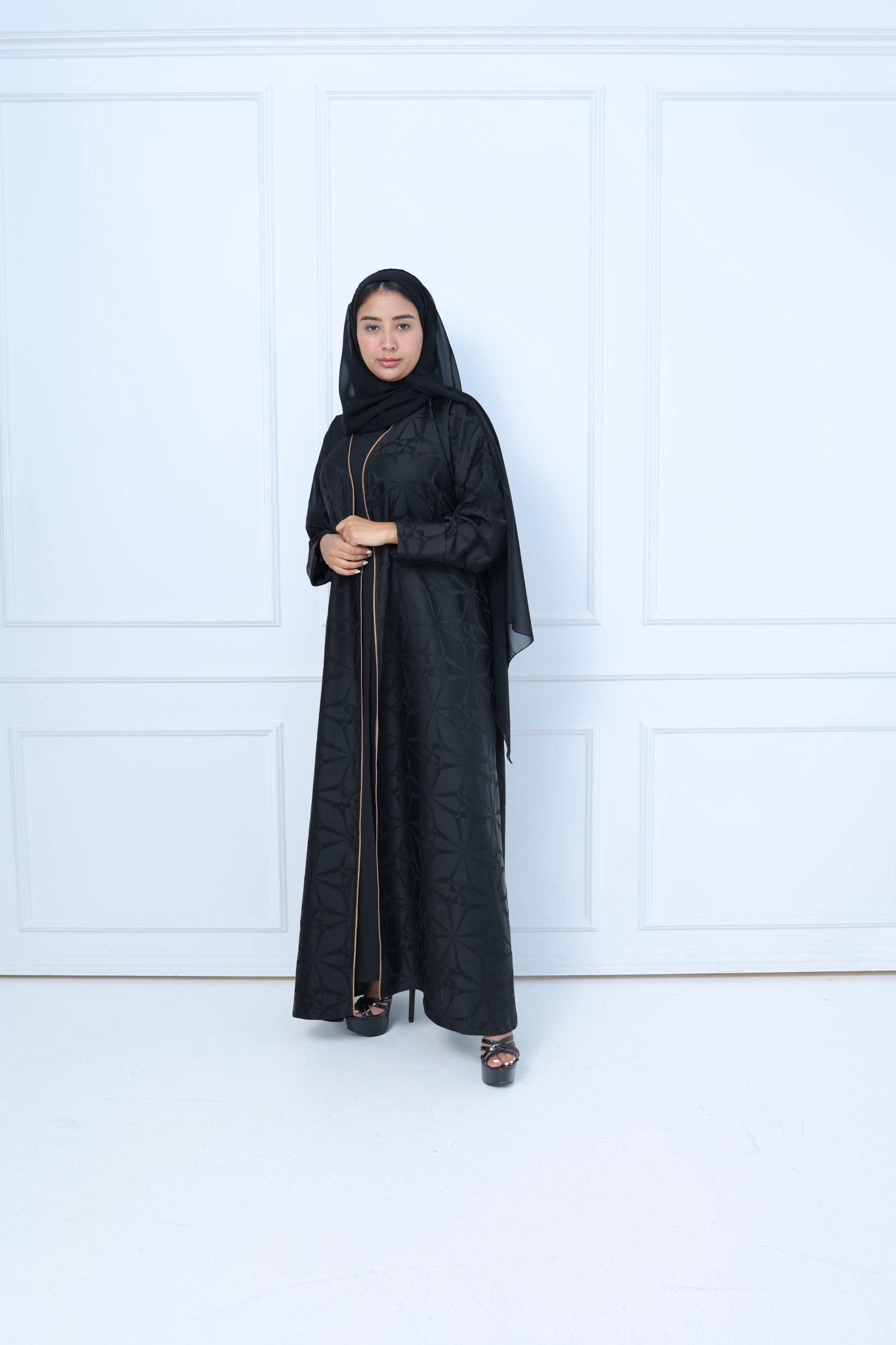 C - Black - Work - Abaya - Set - 30