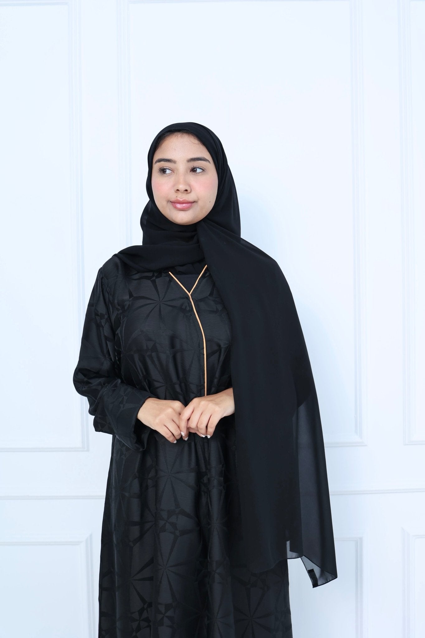 C - Black - Work - Abaya - Set - 30