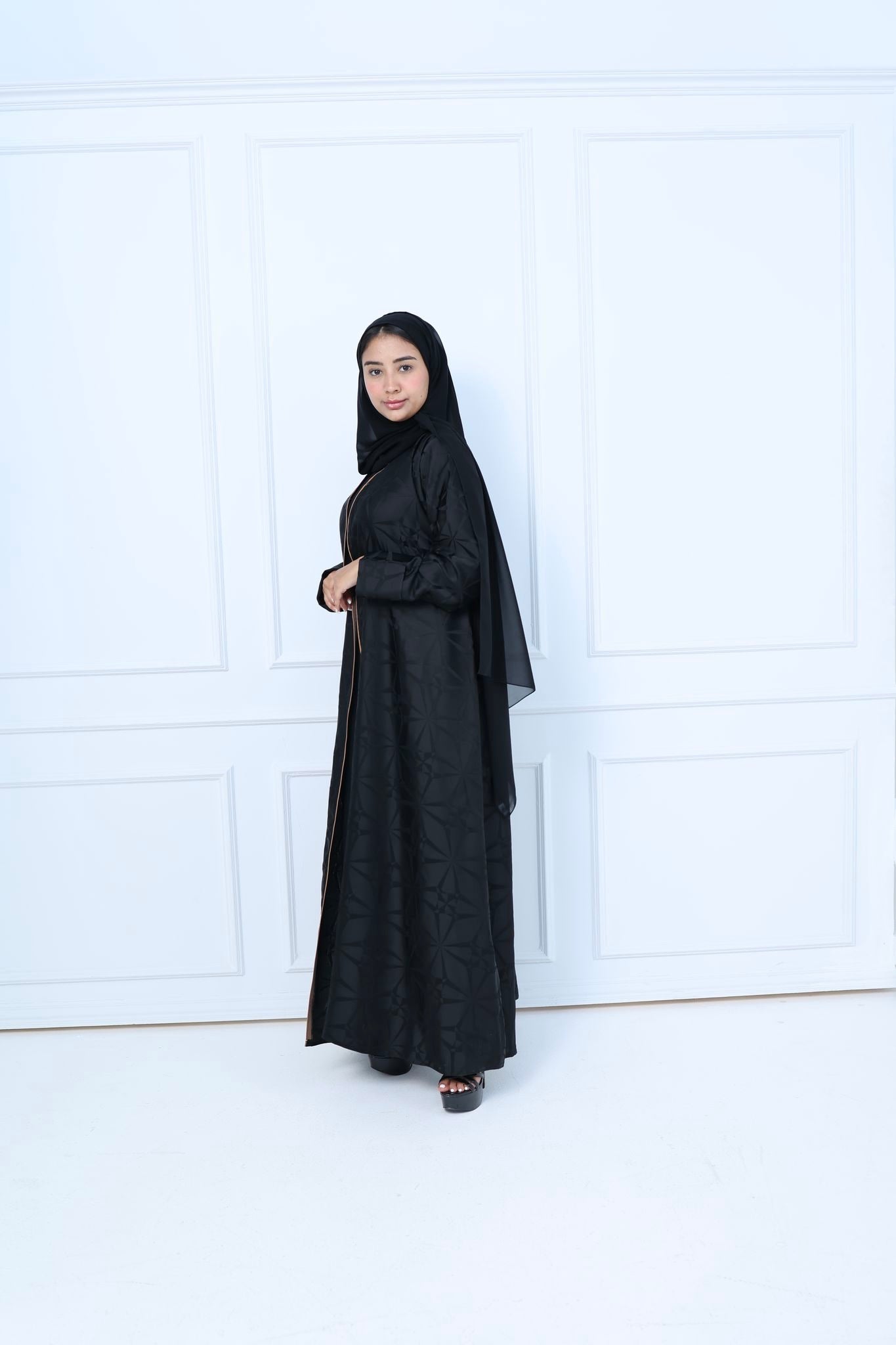 C - Black - Work - Abaya - Set - 30