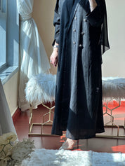 C - Black - Work - Abaya - Set - 87